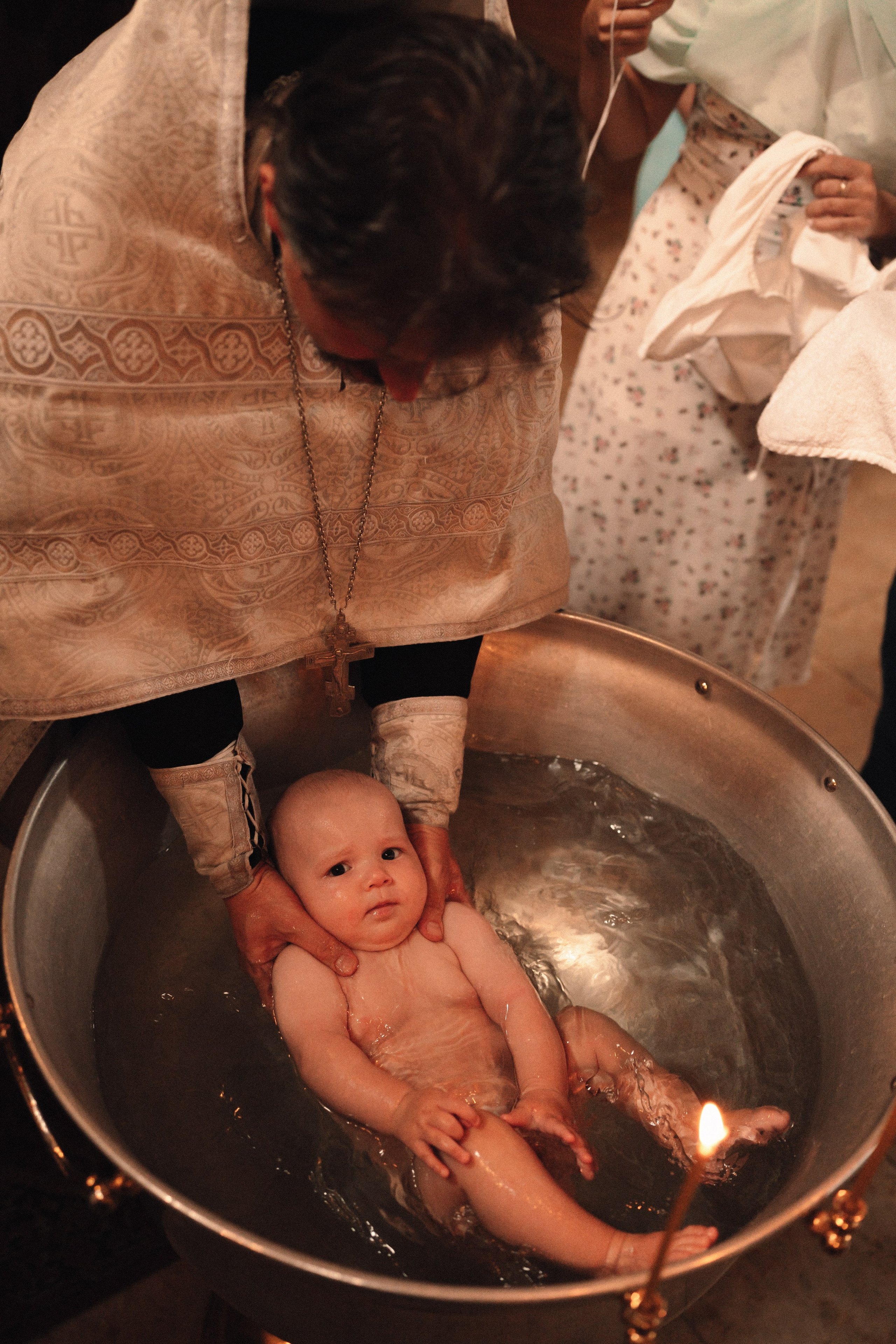 Крещение Матвея. Семейный фотограф Валерия Фабричникова, Москва