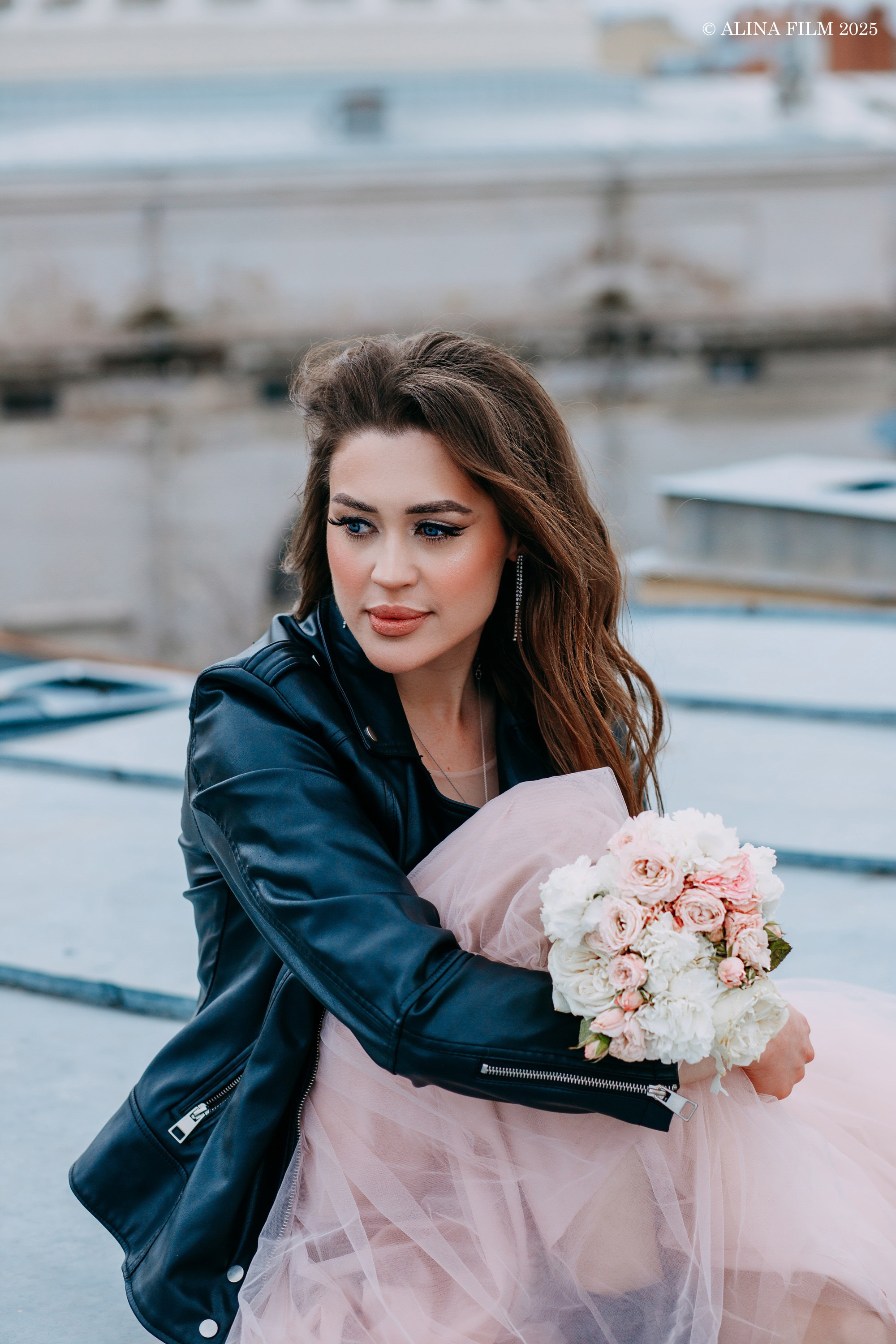 Фотосессия на крыше. Фотограф в Санкт-Петербурге Alina Film