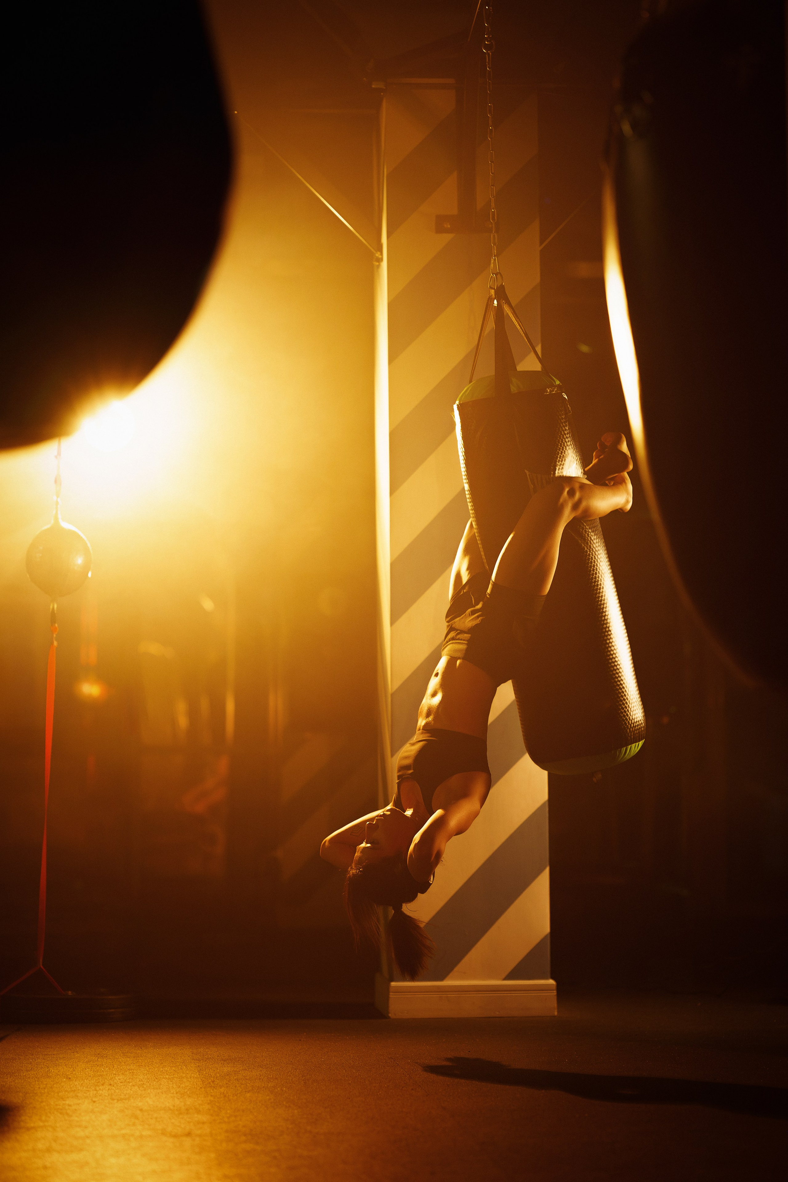 Фотосессия в боксерском зале