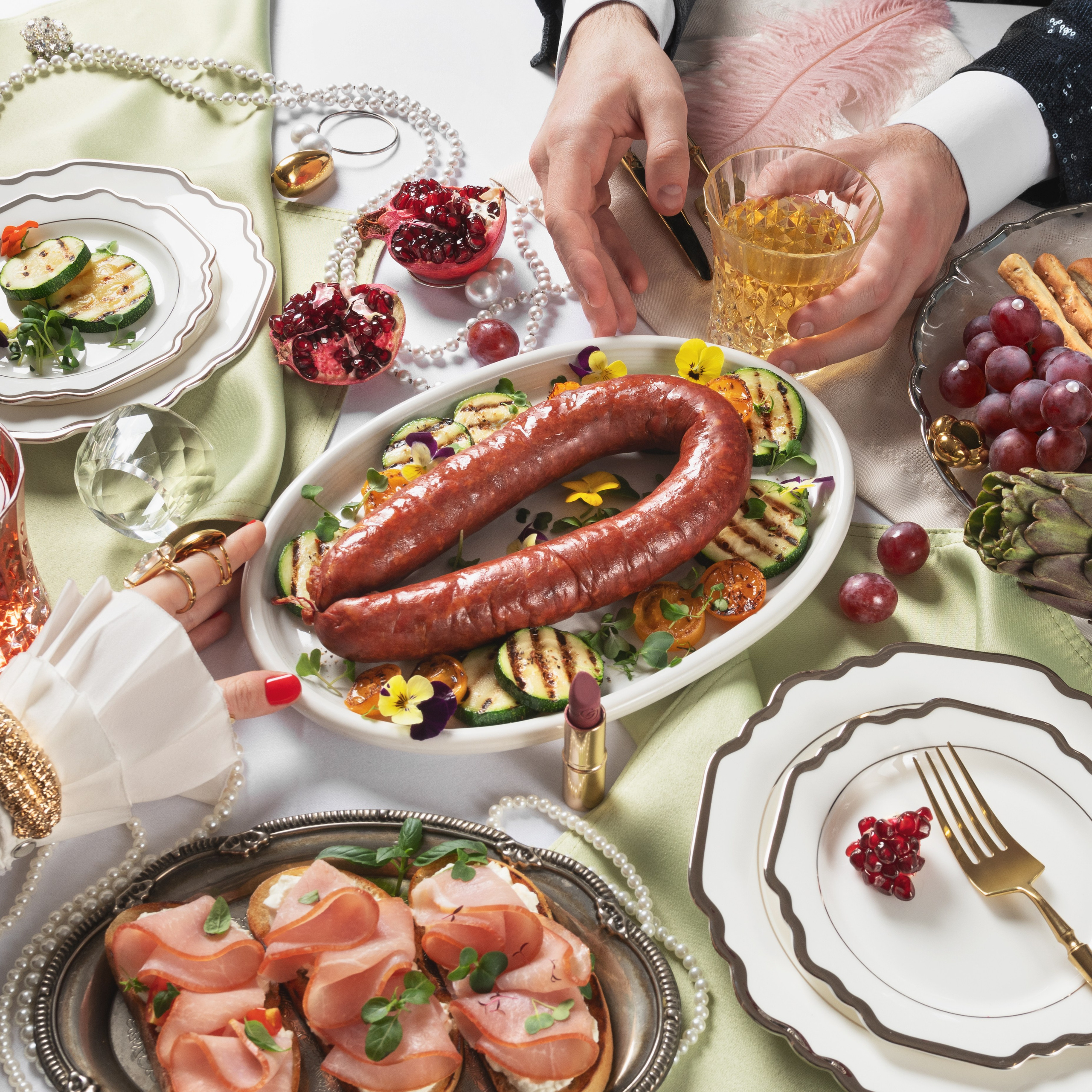 Кампейн для Мясной дом БОРОДИНА. Аксёнова Оля — сет-дизайнер, художник-постановщик, Москва