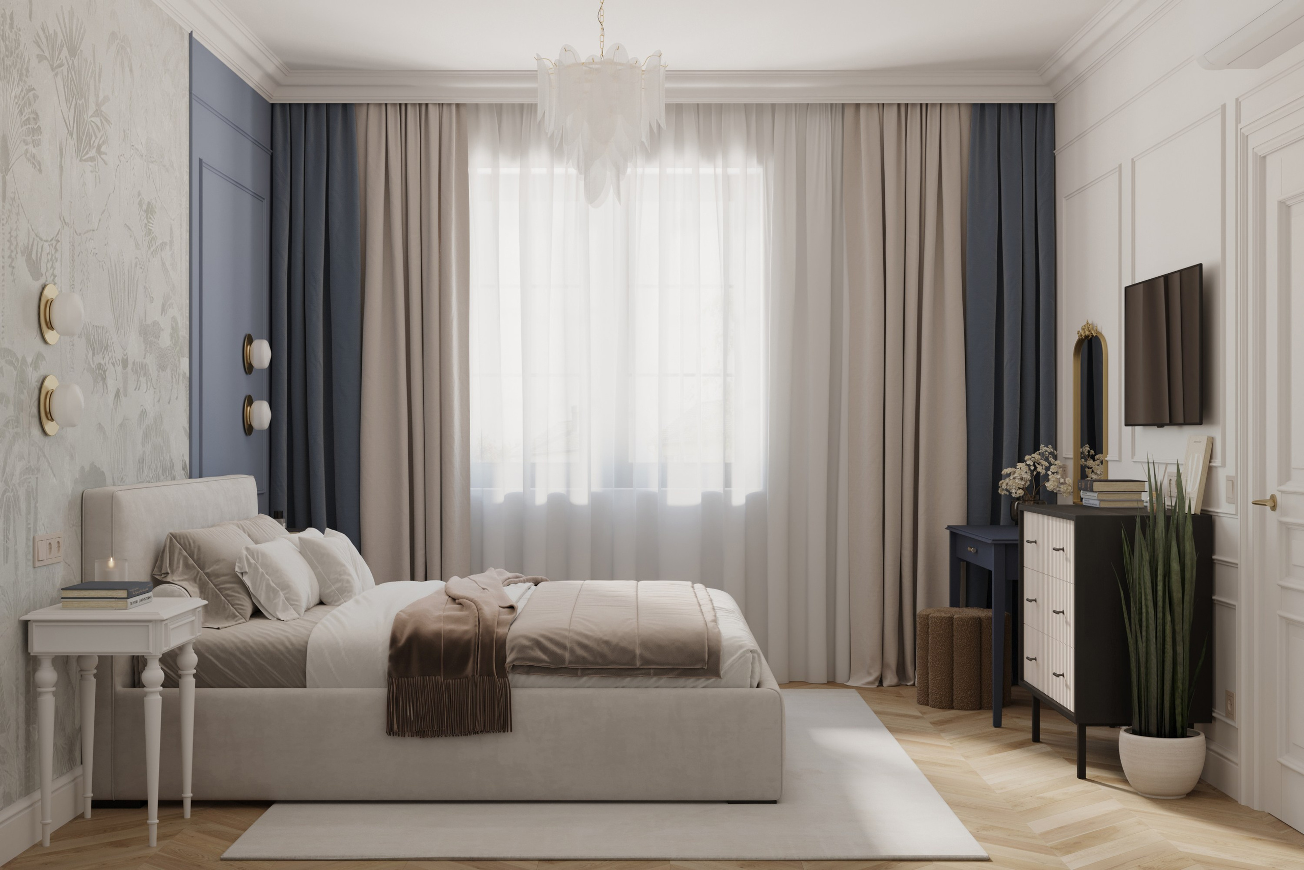 Дом 320 м² для большой семьи в Парижском стиле🤍