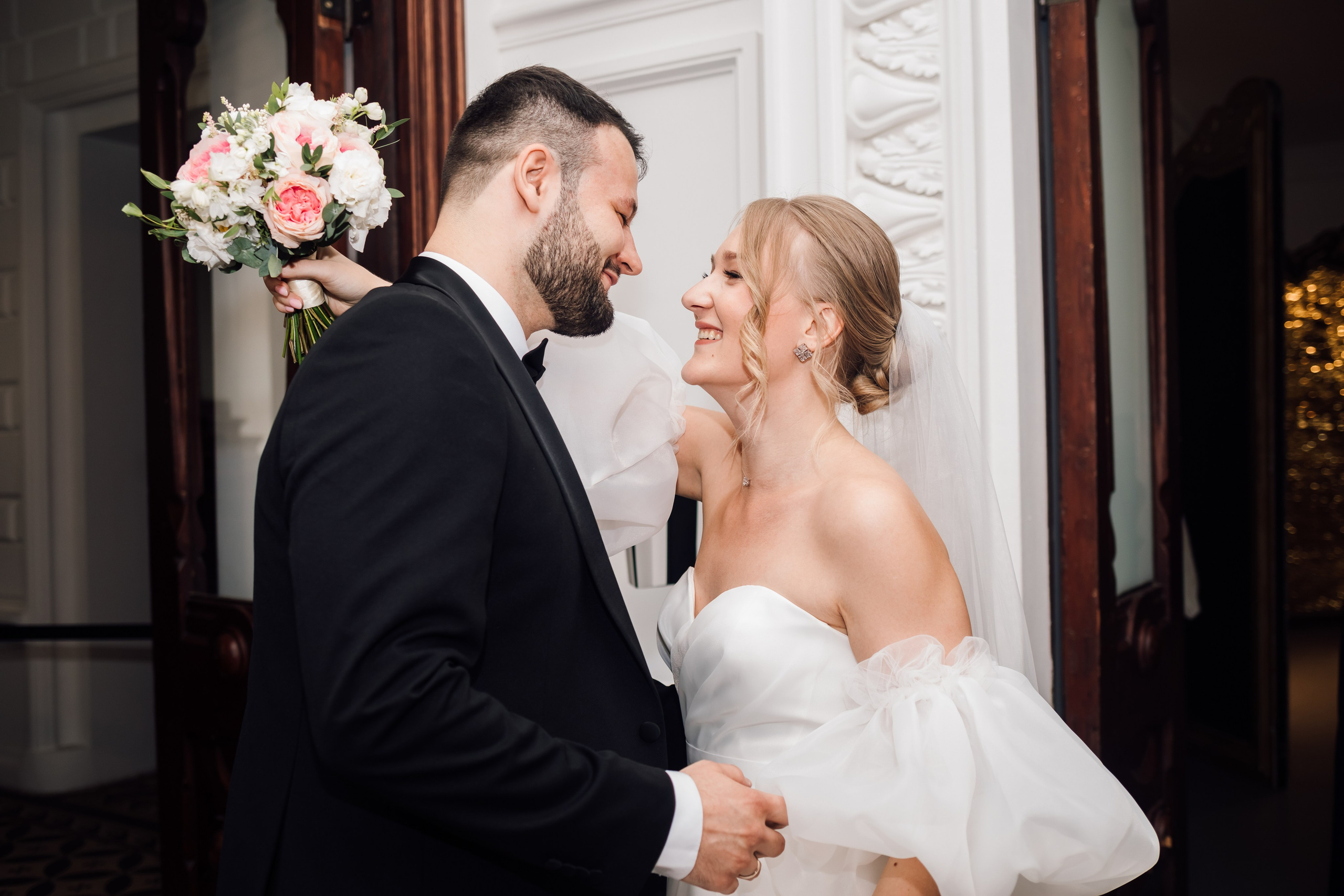 Катя и Салим, особняк Спиридонова. Свадебный и семейный фотограф в Москве Евгения Лисина