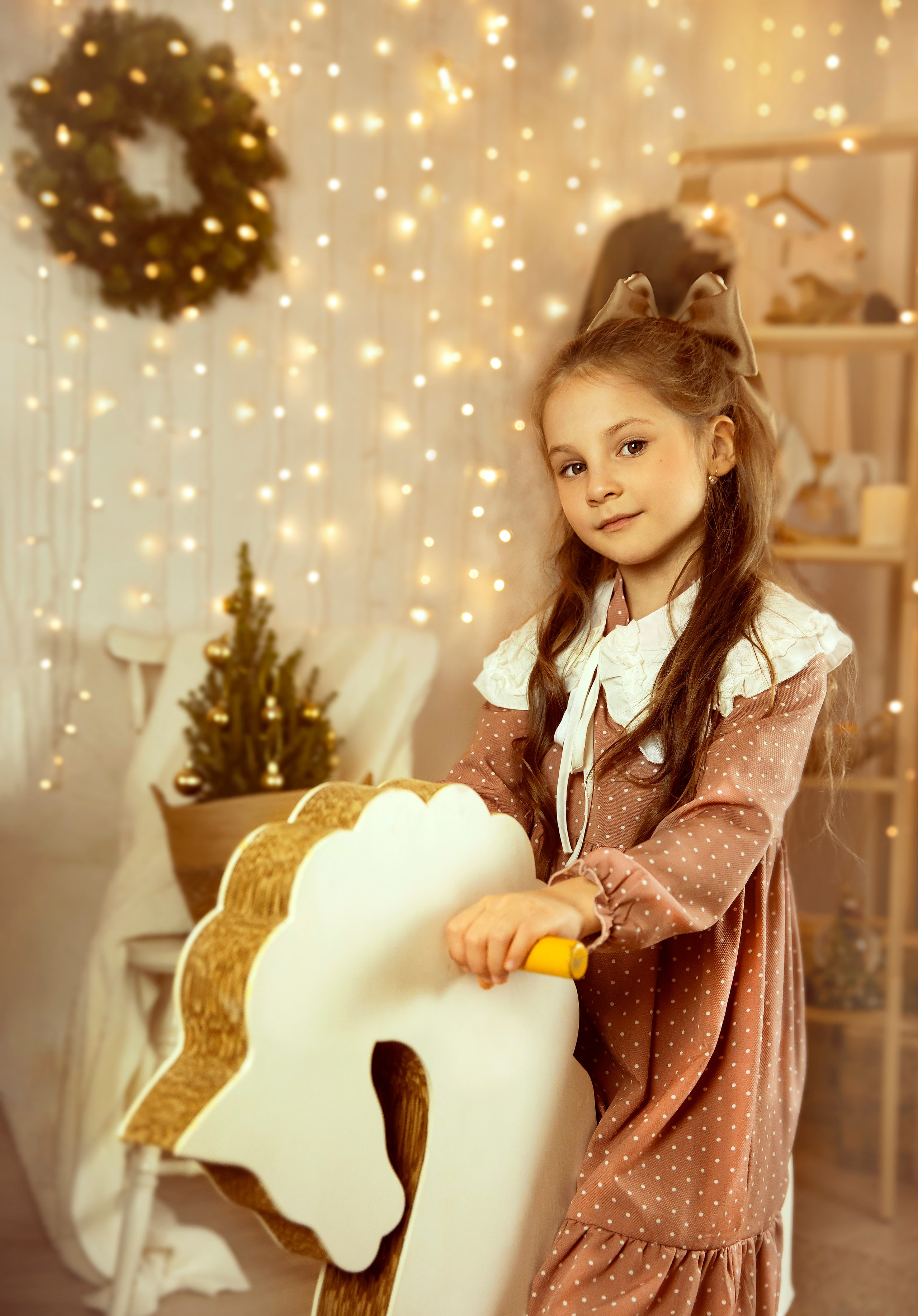 Новогодняя съемка для детей. Фотограф — Татьяна Кириллова, г. Санкт-Петербург