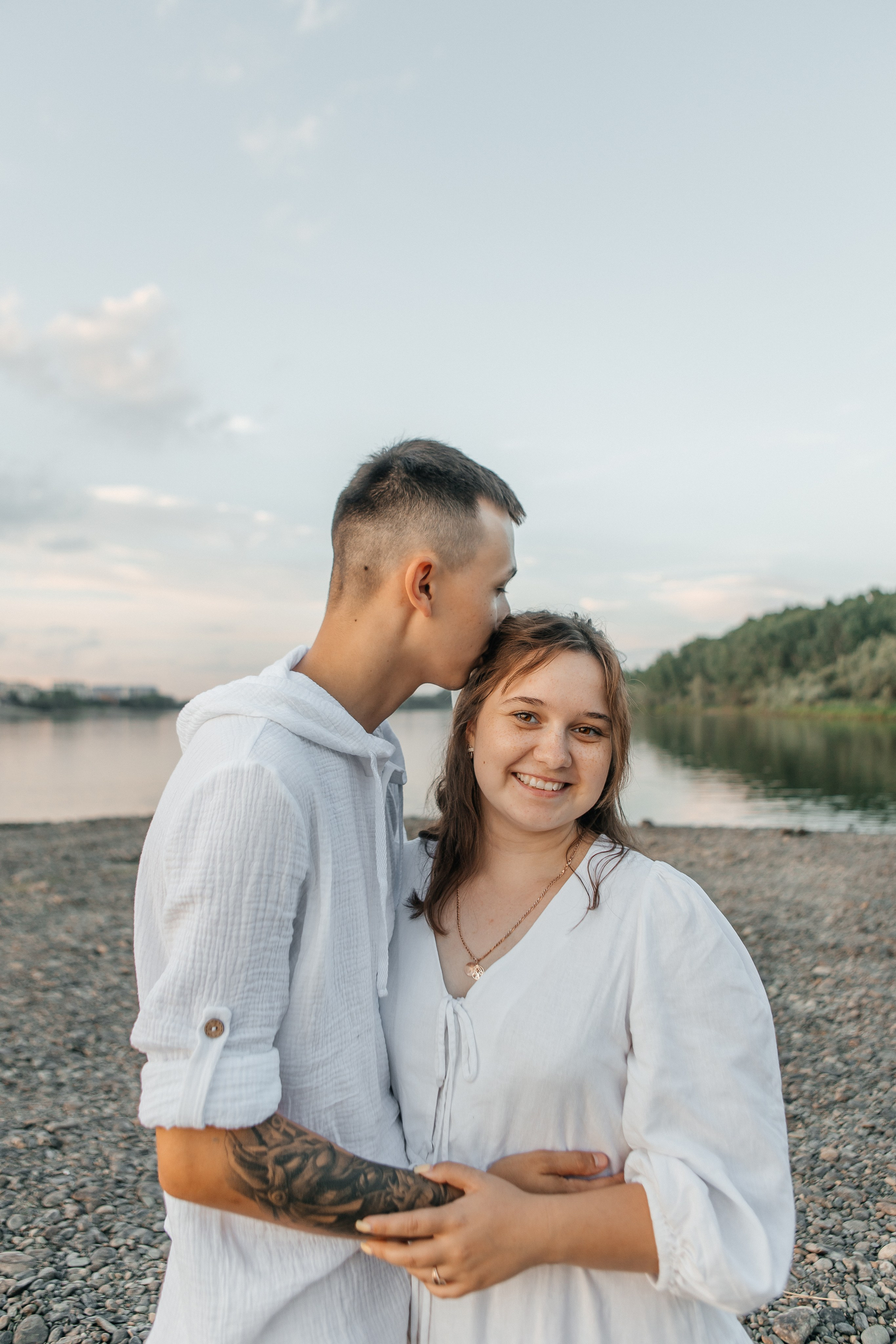 Семейная фотосессия на закате. Дарья Белякова. Свадебный, детский и семейный фотограф в городе Бийск