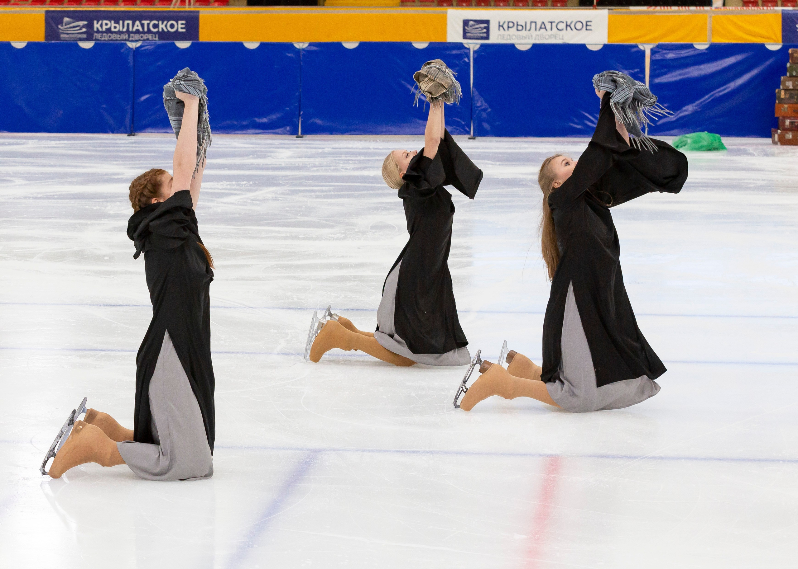Открытый кубок Московского спорта среди спортивных балетов на льду. Детский театр на льду «АЛЕКО» 2024. Репортажный фотограф в Москве