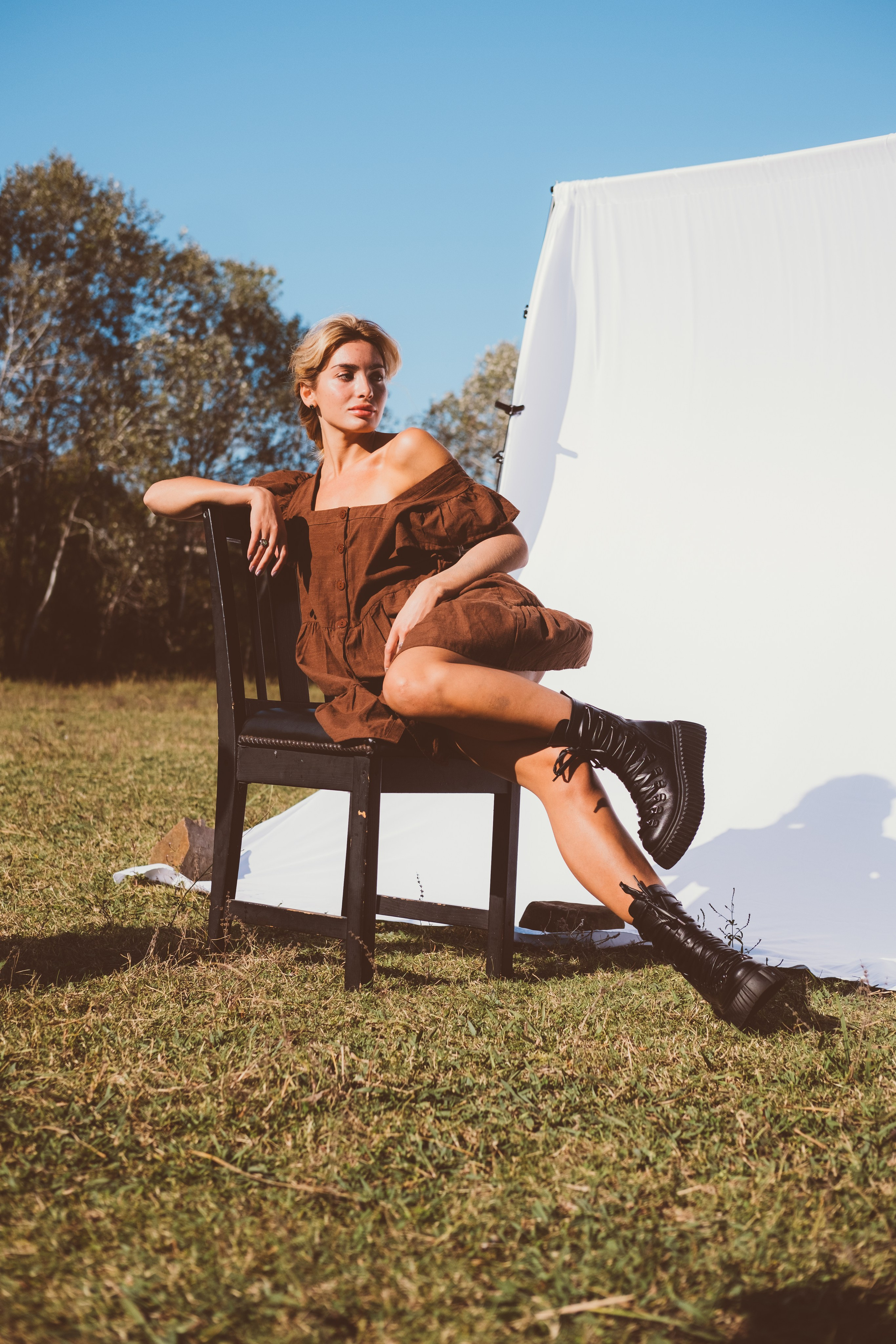 Съёмка с лошадьми, в поле. Фотограф в Иркутске Анна Мирошникова