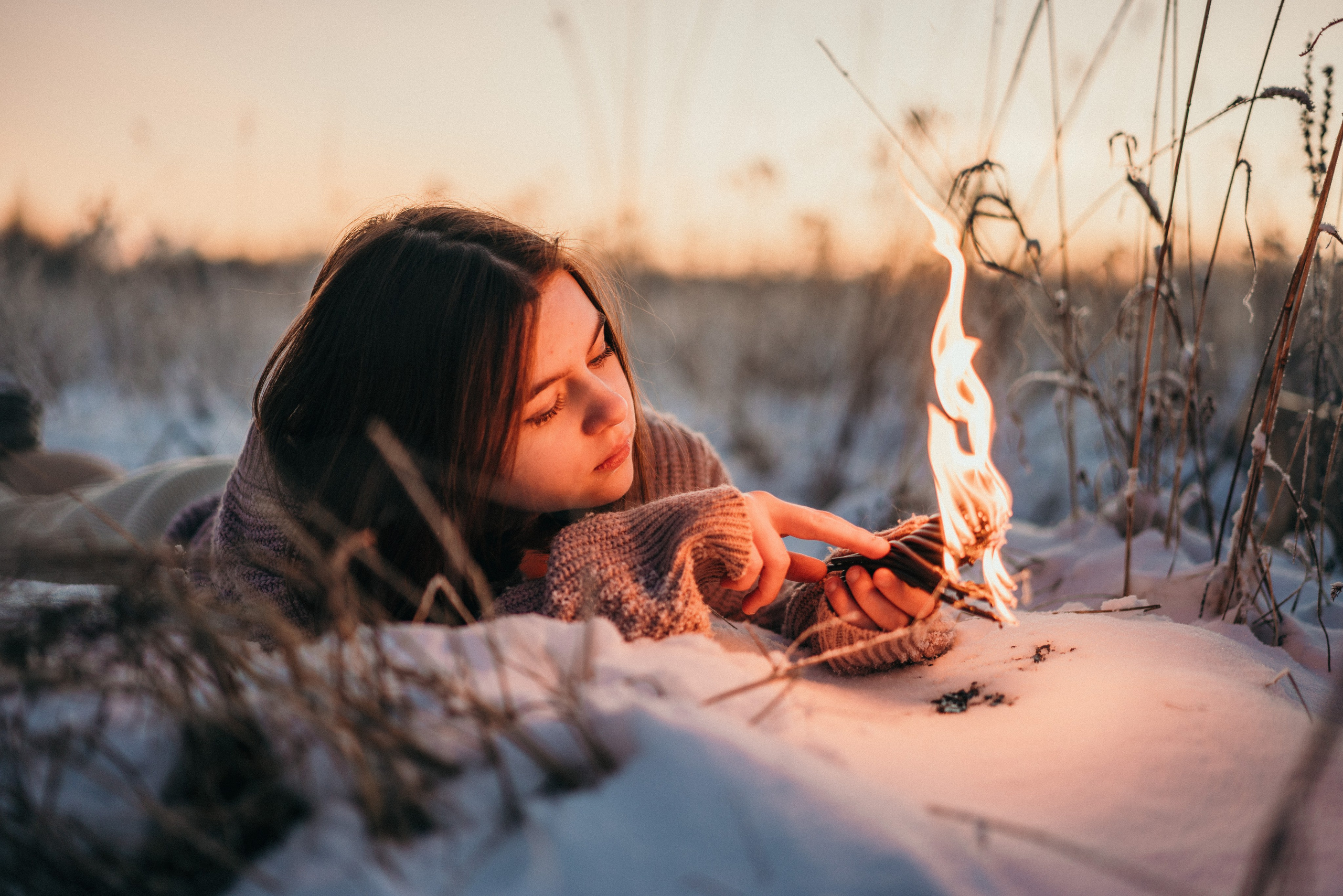 Зимняя съемка в снегу. Видеооператор, фотограф в Санкт-Петербурге