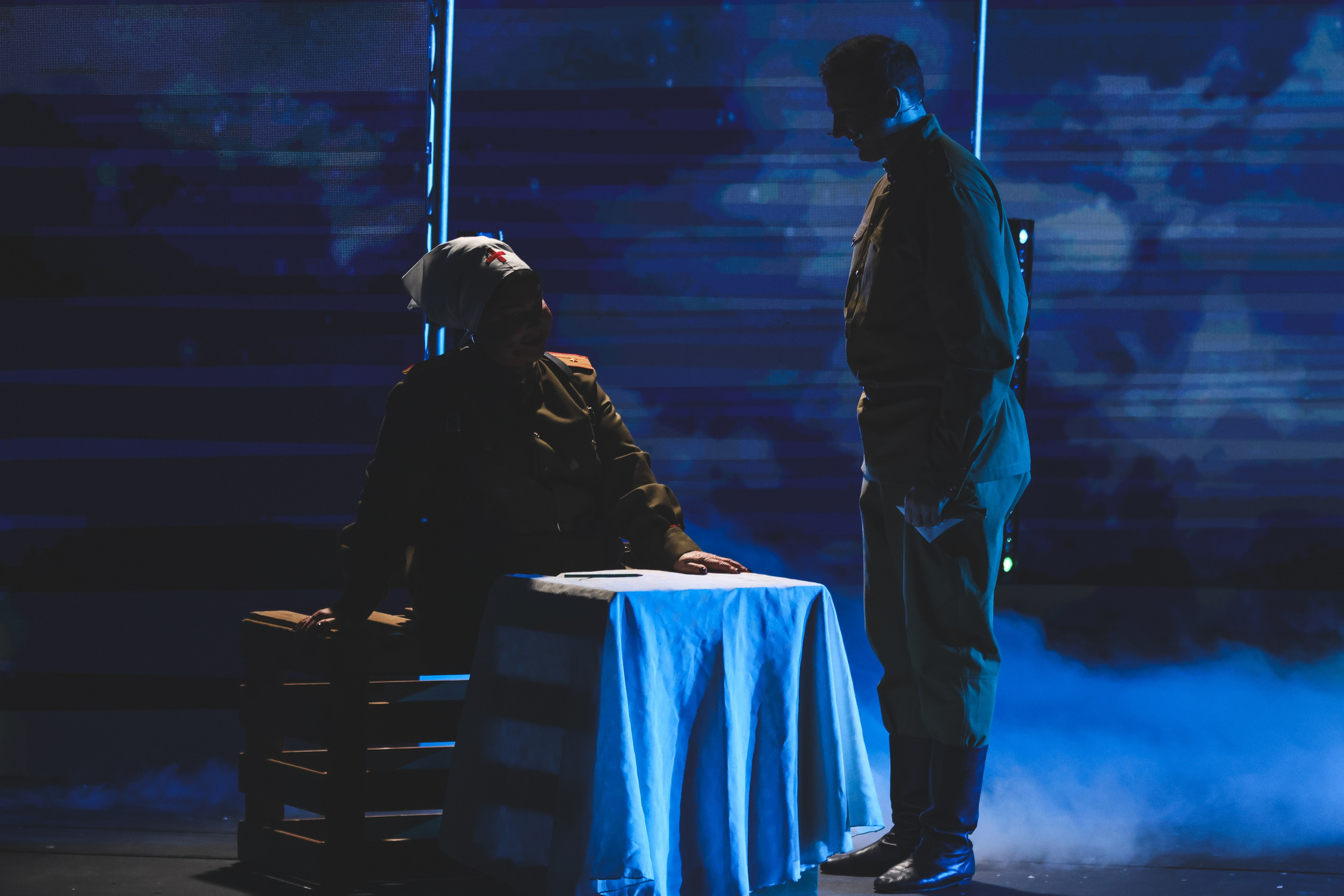 Василий Теркин, театр «Русская песня». Фотограф Ольга Махалова — Санкт-Петербург, Москва, Нижний Новгород