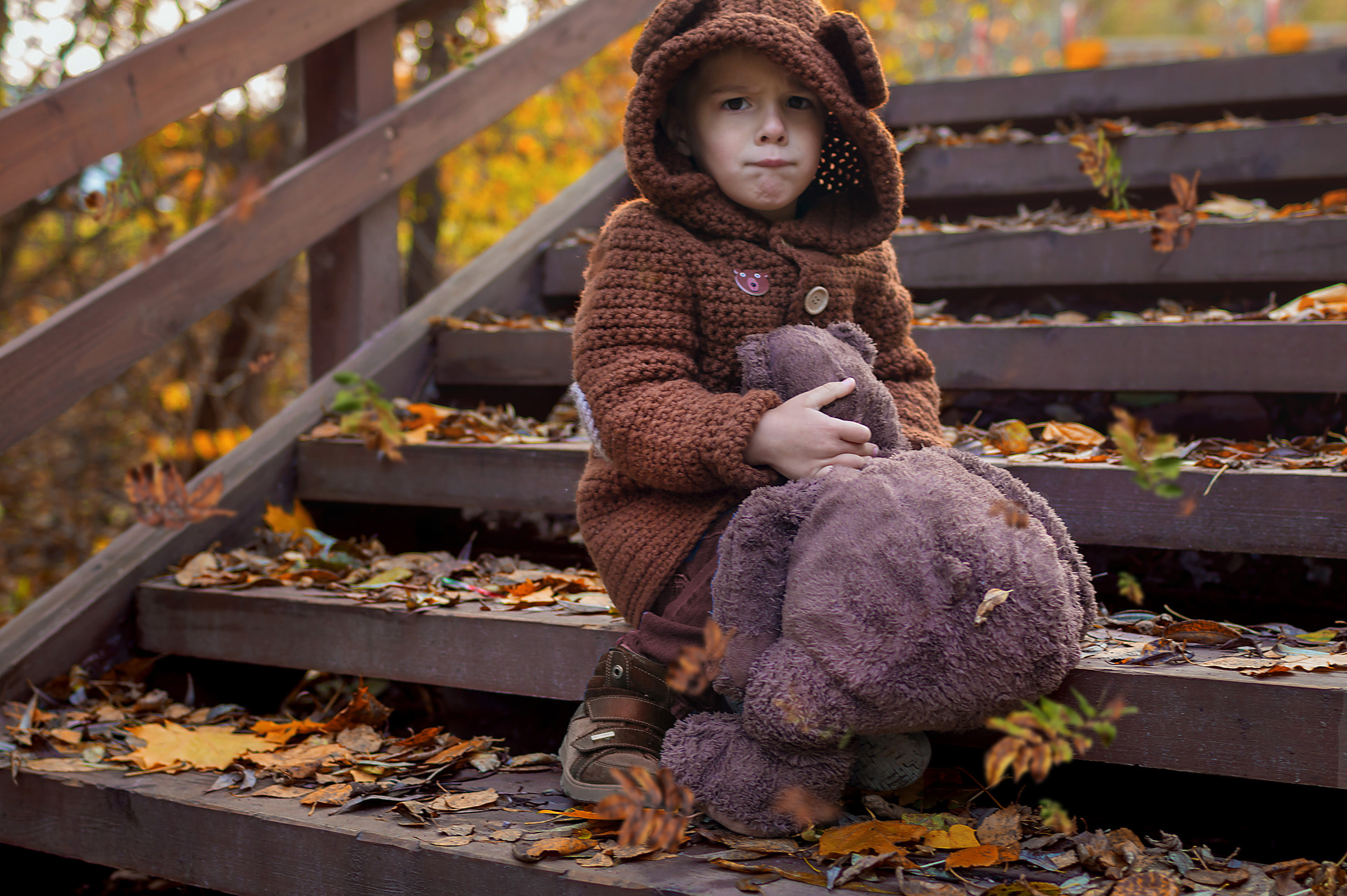 Осень. Семейный и детский фотограф в Москве Екатерина Лебедева
