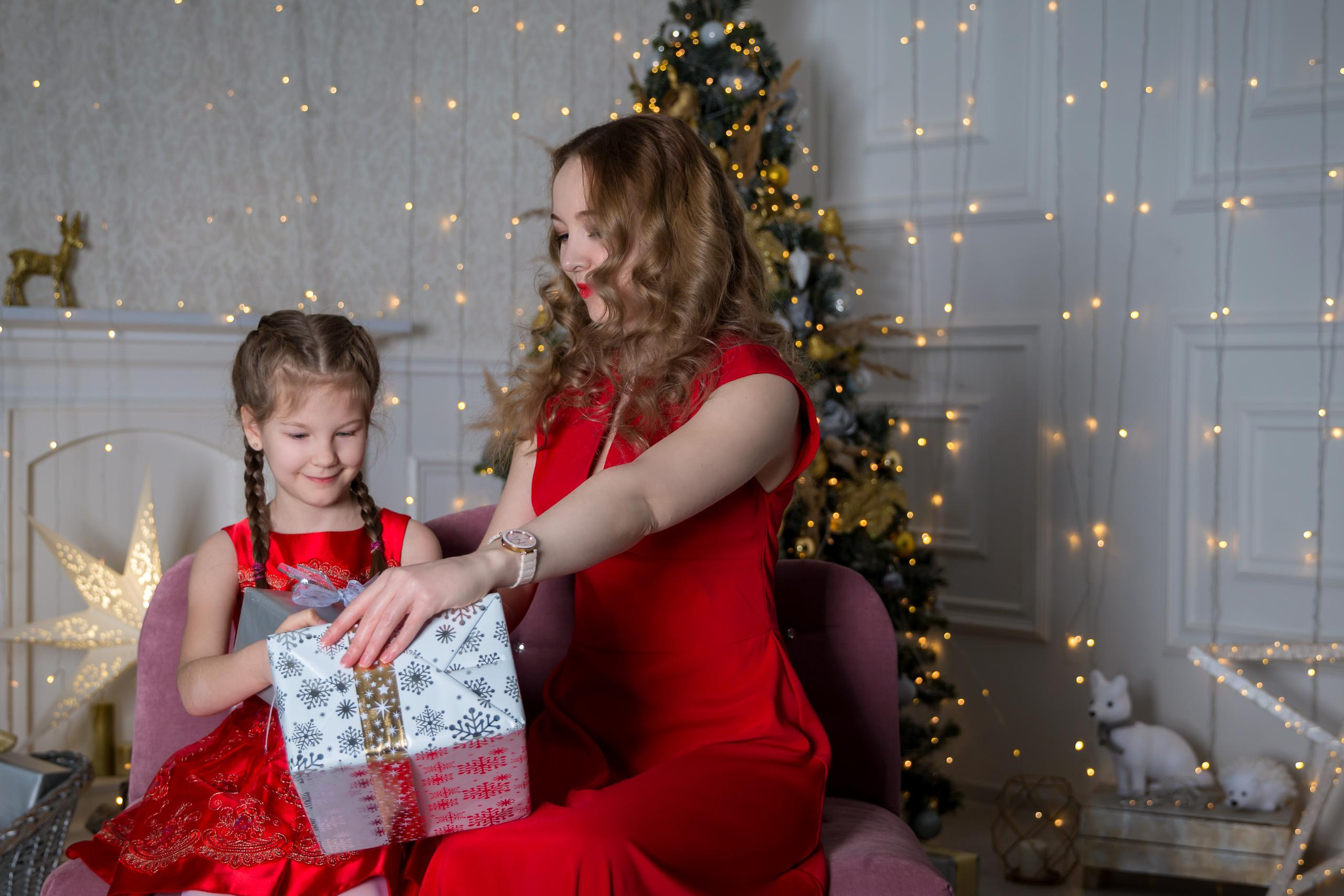 Новогодняя фотосессия в студии. Семейный и детский фотограф в Москве Екатерина Лебедева