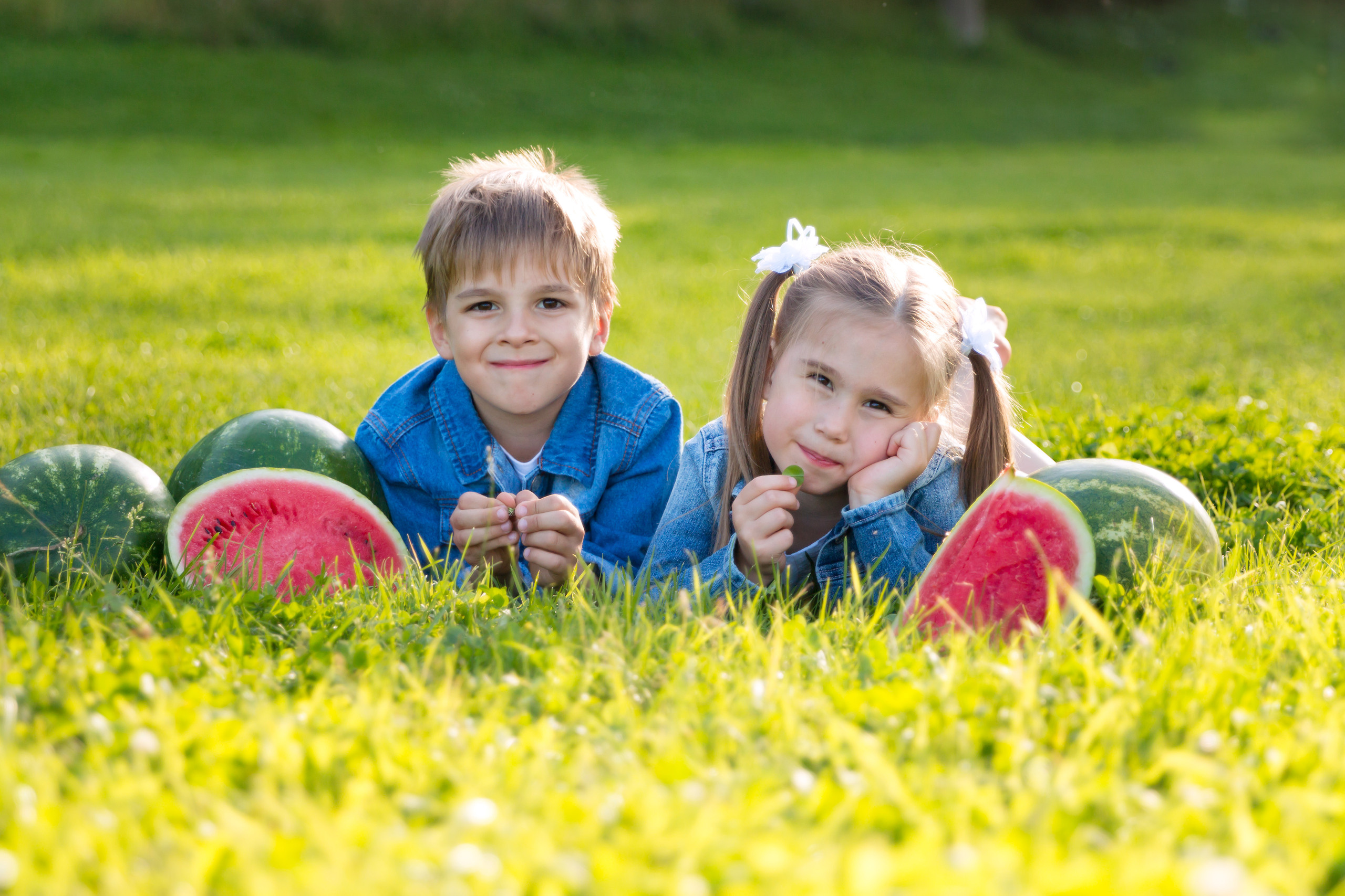 Детская постановочная фотосессия на природе. Семейный и детский фотограф в Москве Екатерина Лебедева