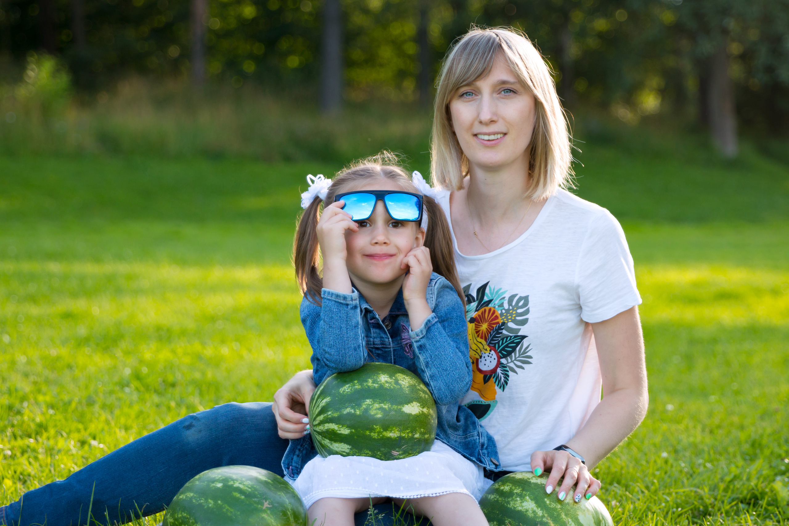 Детская постановочная фотосессия на природе. Семейный и детский фотограф в Москве Екатерина Лебедева