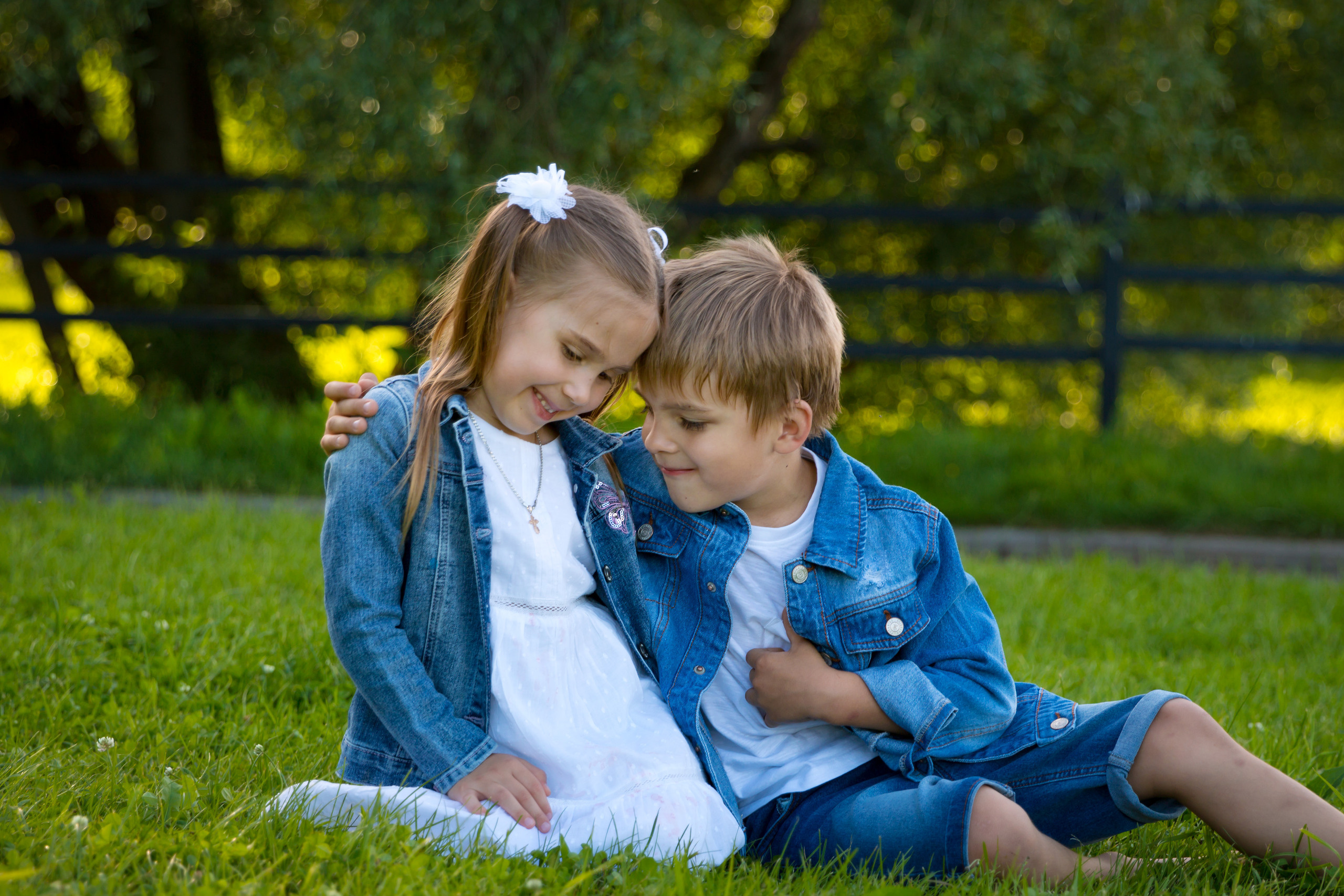 Детская постановочная фотосессия на природе. Семейный и детский фотограф в Москве Екатерина Лебедева