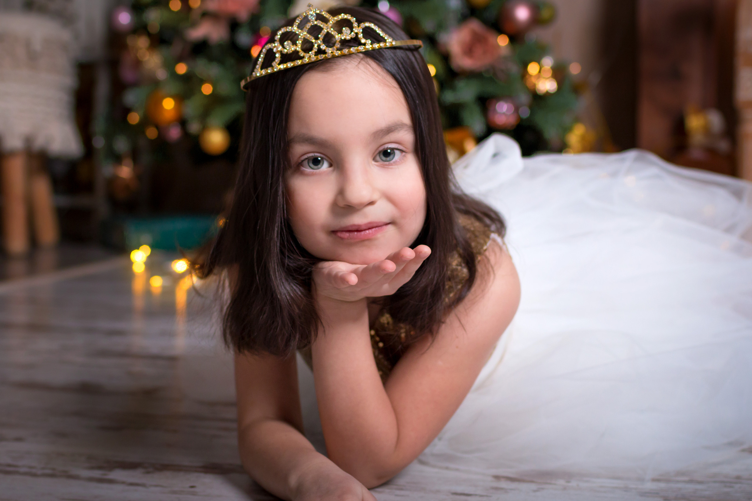 Студийная новогодняя фотосессия с детьми. Семейный и детский фотограф в Москве Екатерина Лебедева