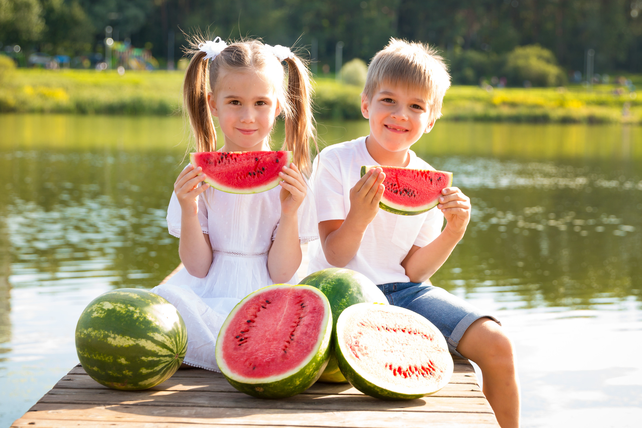 Детская постановочная фотосессия на природе. Семейный и детский фотограф в Москве Екатерина Лебедева