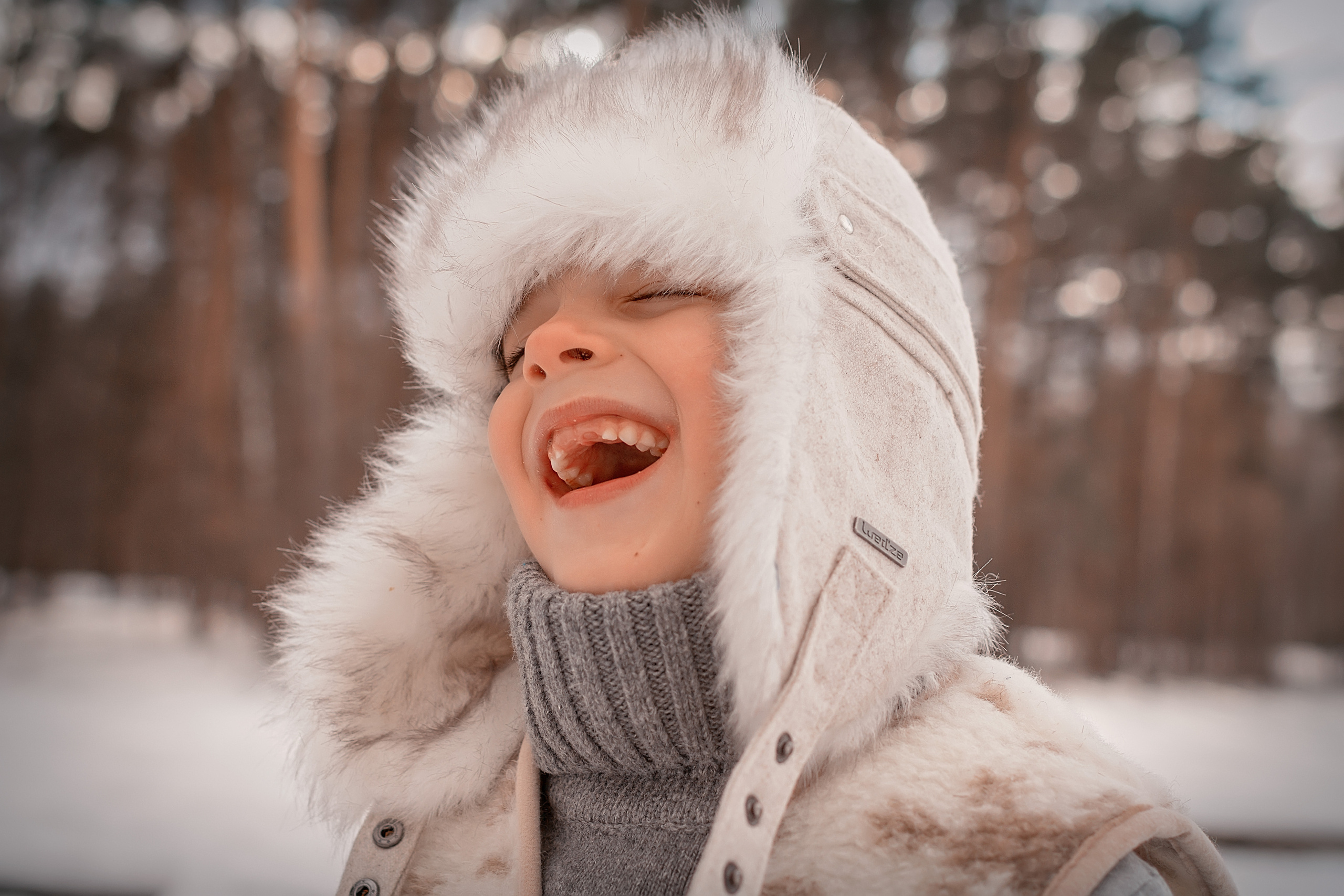 Зимняя прогулка в Мещерском лесу. Семейный и детский фотограф в Москве Екатерина Лебедева