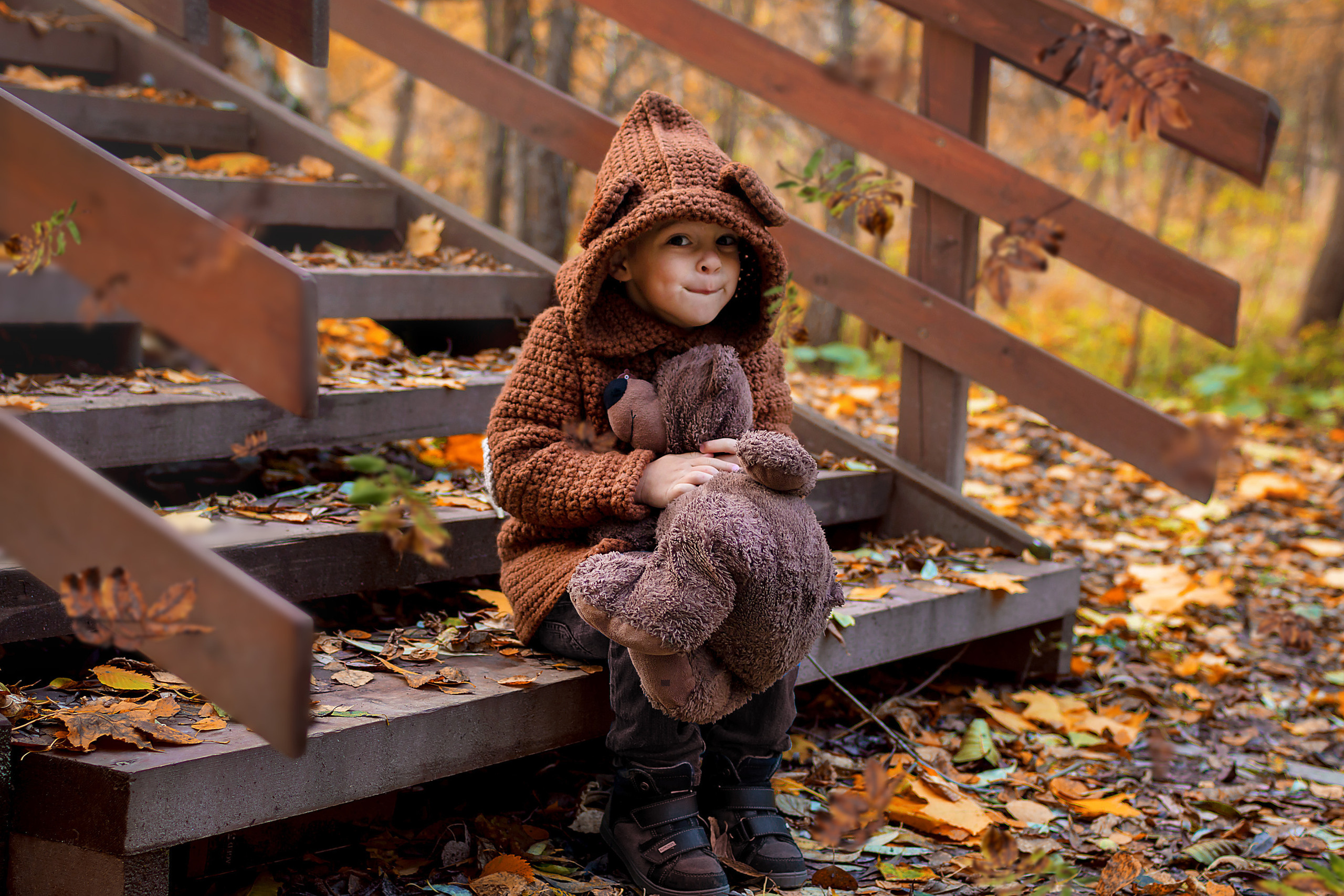 Осень. Семейный и детский фотограф в Москве Екатерина Лебедева