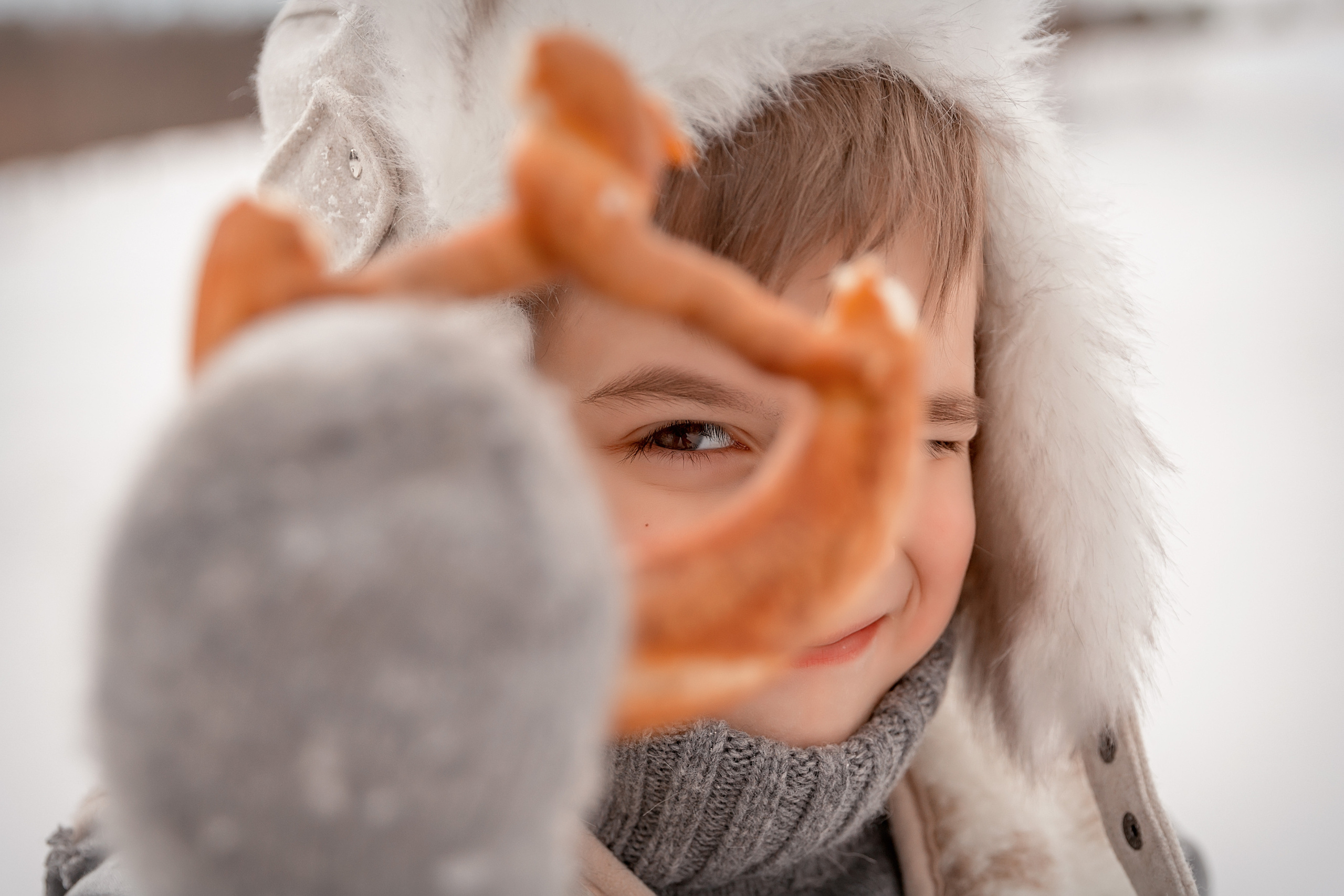 Зимняя прогулка в Мещерском лесу. Семейный и детский фотограф в Москве Екатерина Лебедева