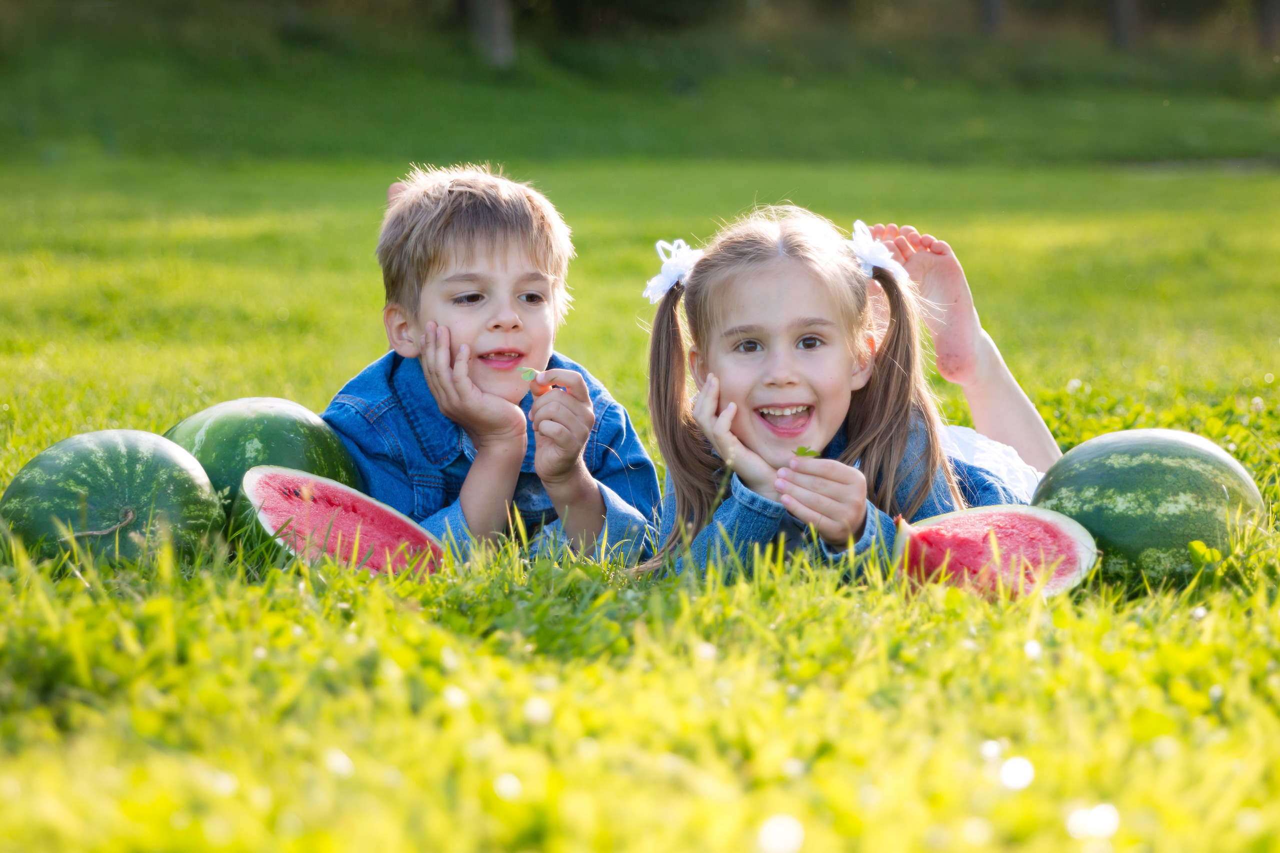 Детская постановочная фотосессия на природе. Семейный и детский фотограф в Москве Екатерина Лебедева