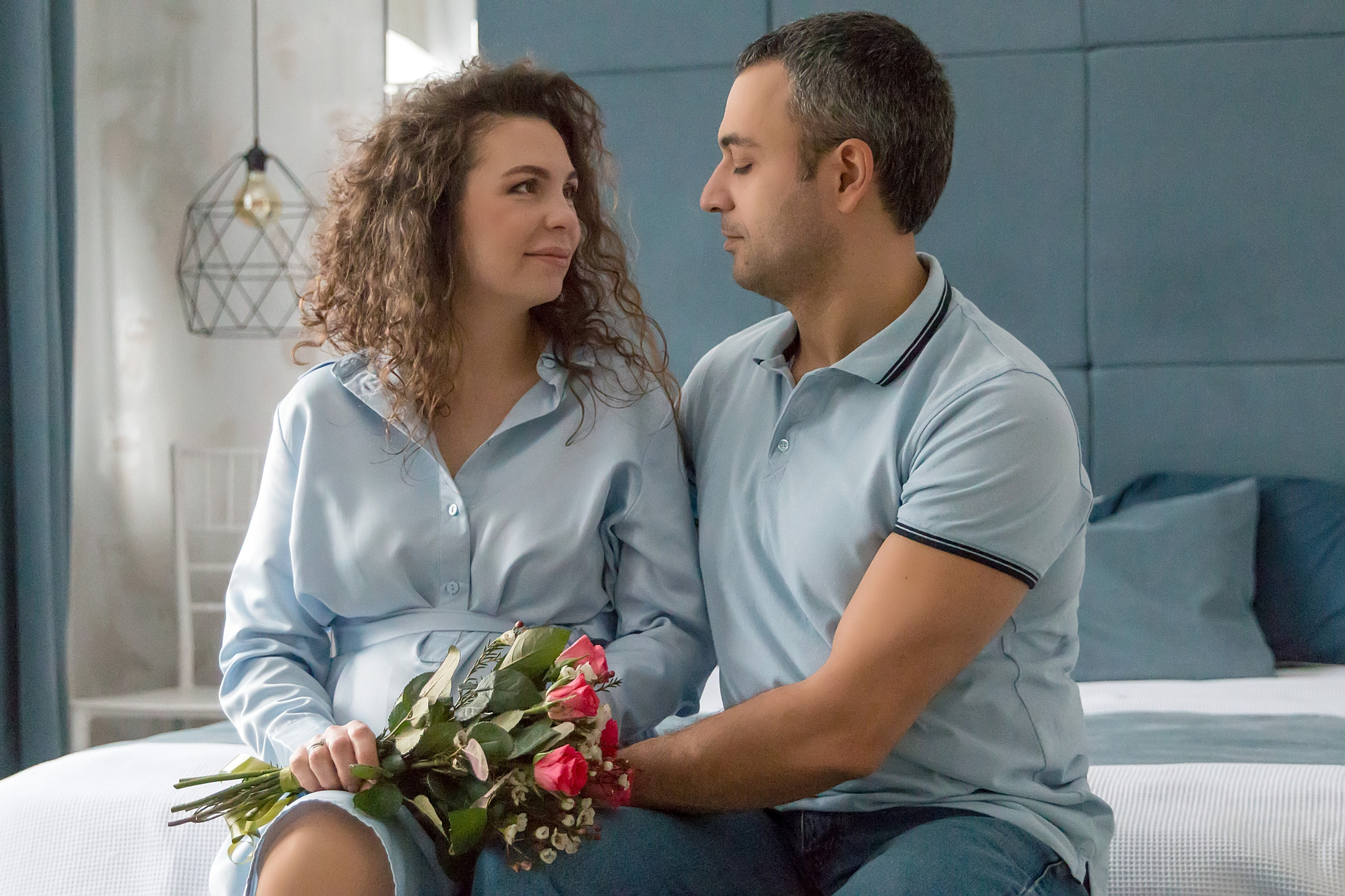 Дарья и Расул в ожидании чуда. Семейный и детский фотограф в Москве Екатерина Лебедева