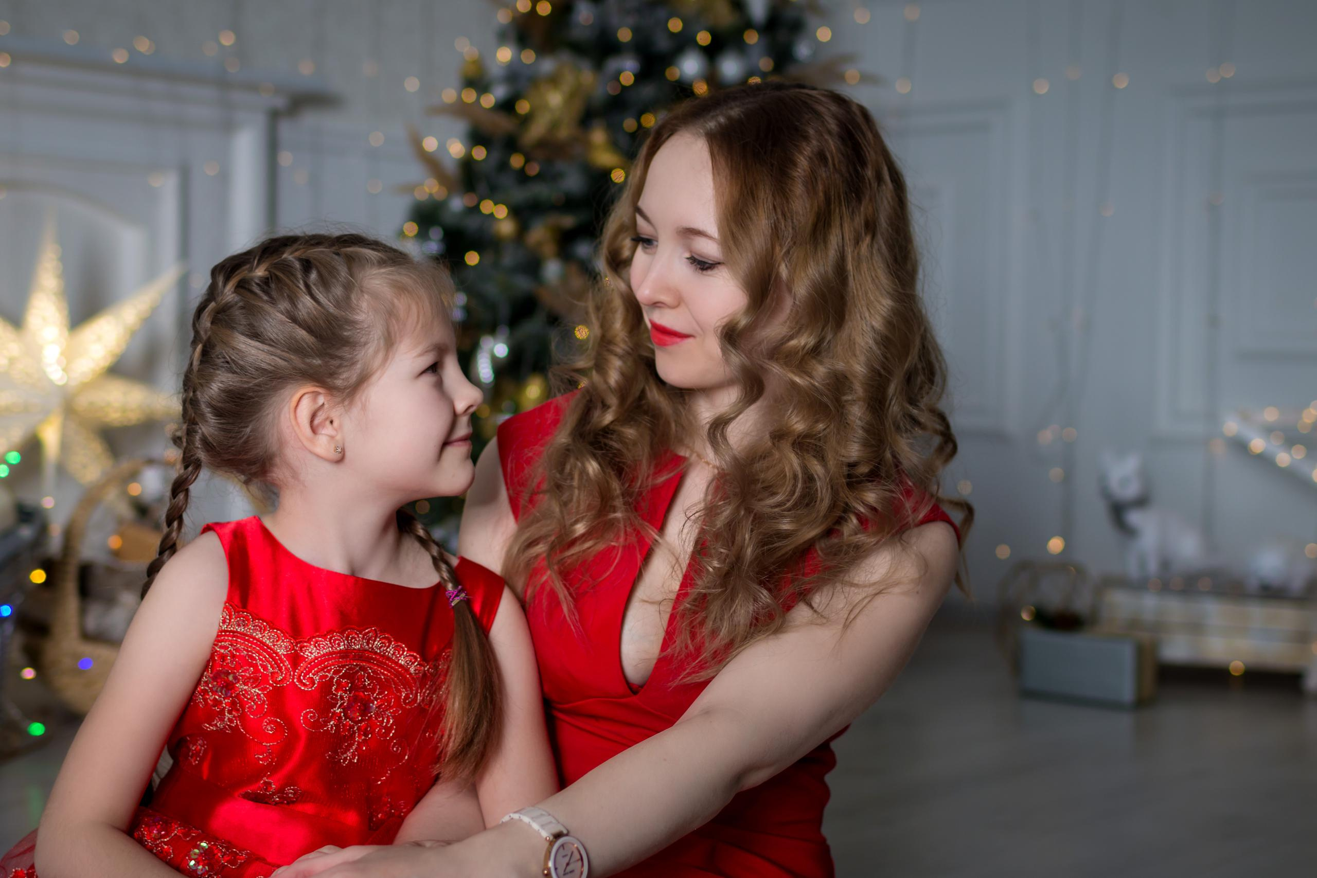 Новогодняя фотосессия в студии. Семейный и детский фотограф в Москве Екатерина Лебедева