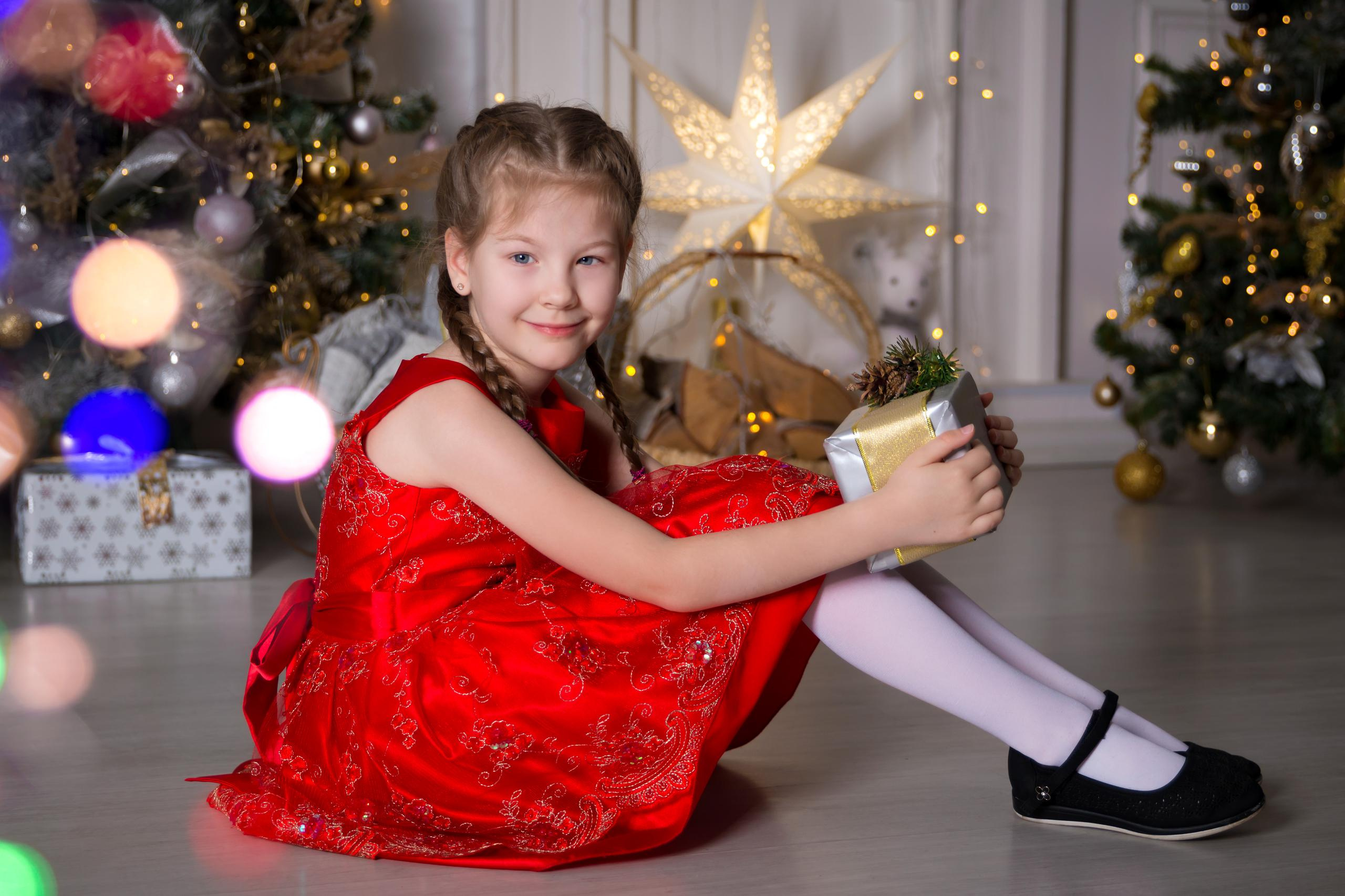 Новогодняя фотосессия в студии. Семейный и детский фотограф в Москве Екатерина Лебедева