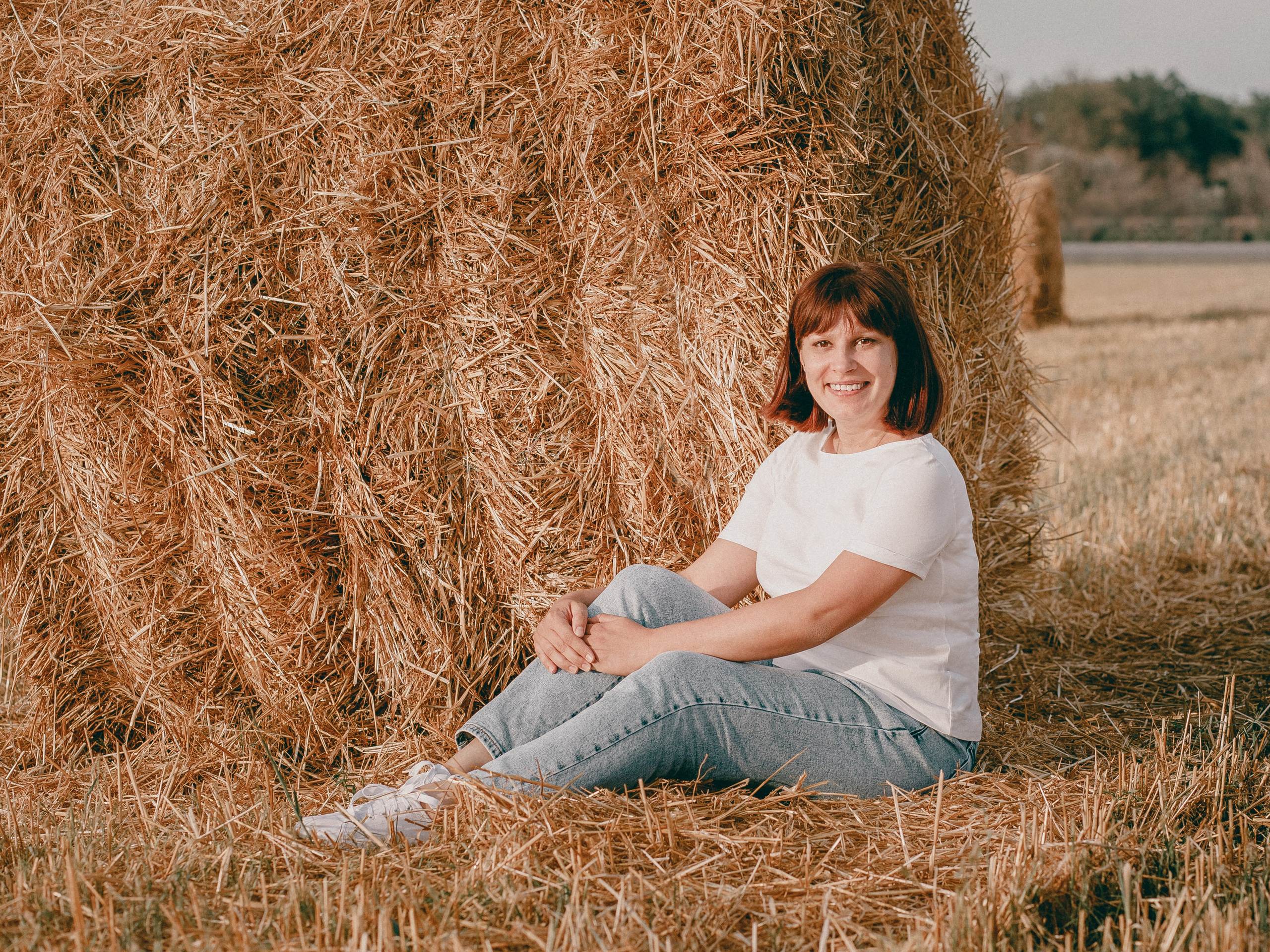 Марина_поле, стога. Фотограф Воронеж, Новая Усмань Мария Бублик