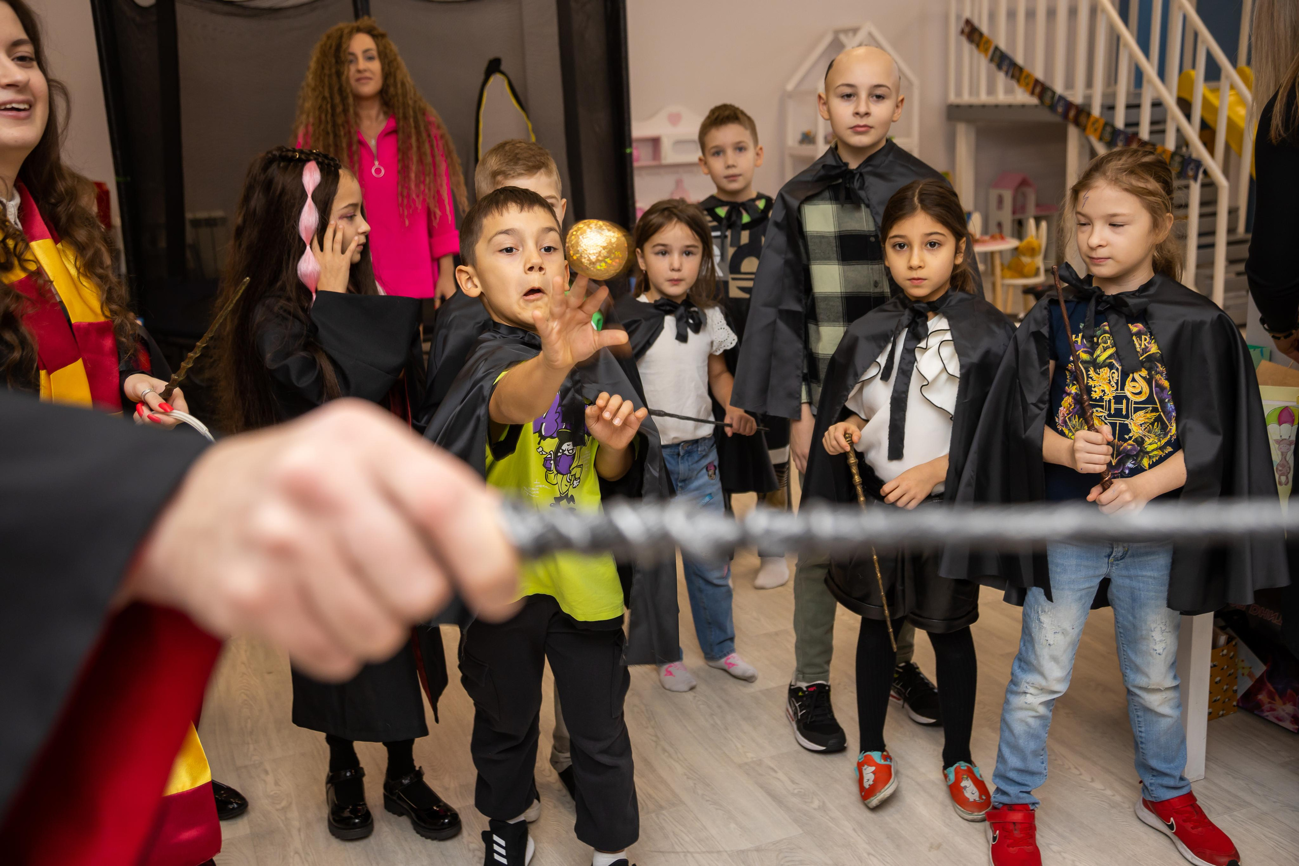 Детский праздник в стиле Гарри Поттера. Свадебный фотограф в городе Подольск МО и Москва Крылова Ирина