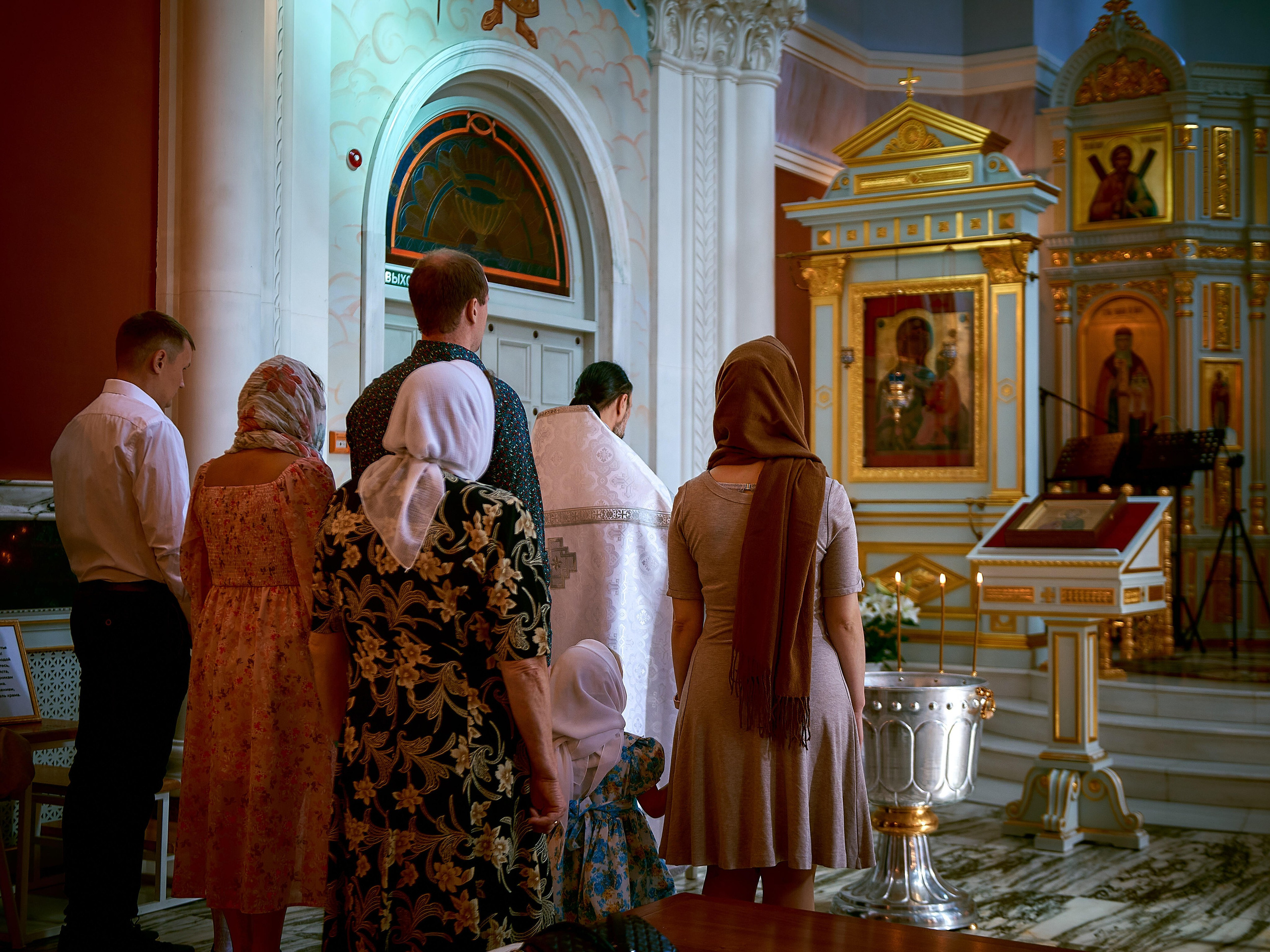 Крещение Кристины | Храм «Спас на Каменке». Свадебный фотограф в Санкт-Петербурге Славин Денис