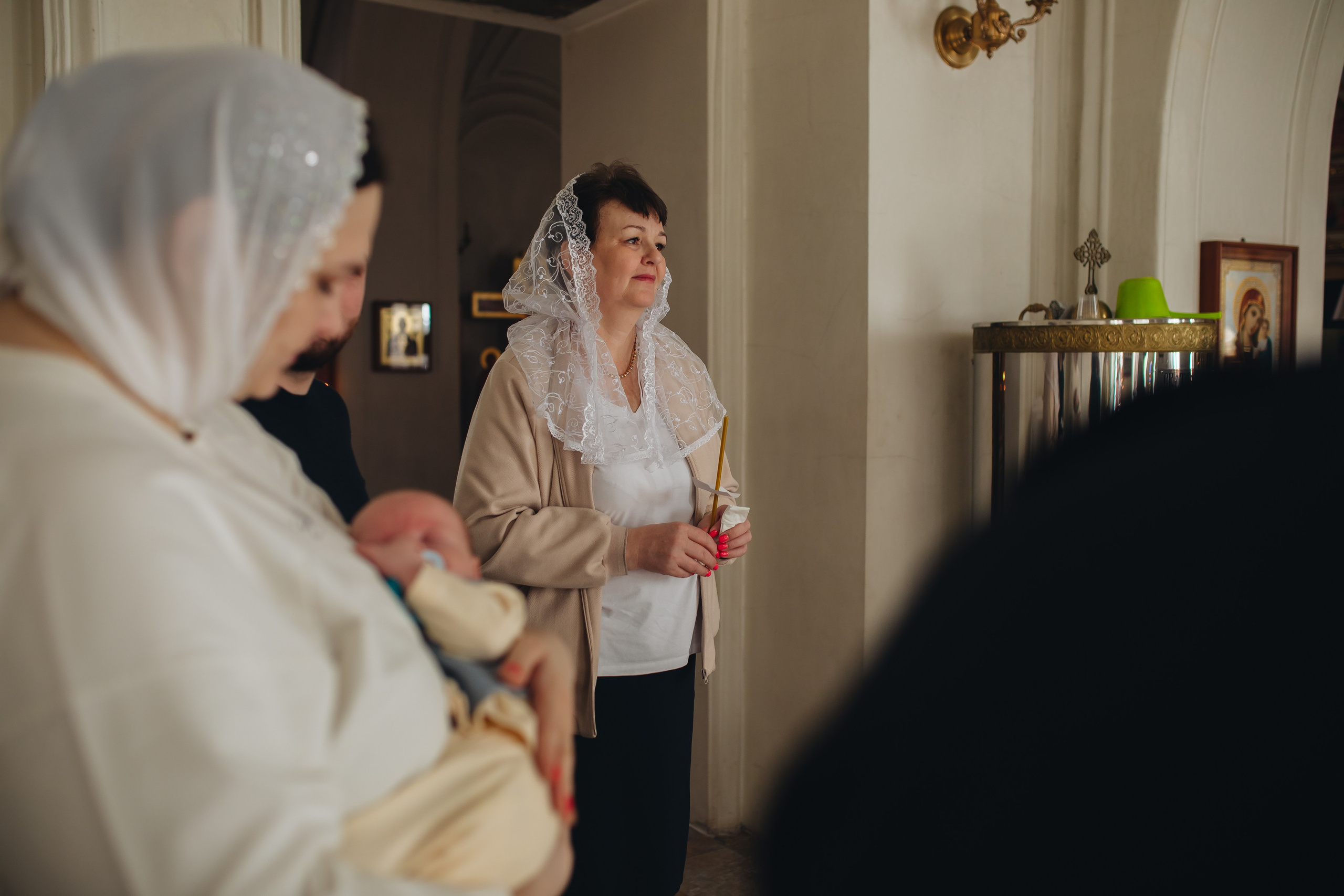 Крещение в светлом Храме. Семейный и детский фотограф в Москве Дорогова Екатерина