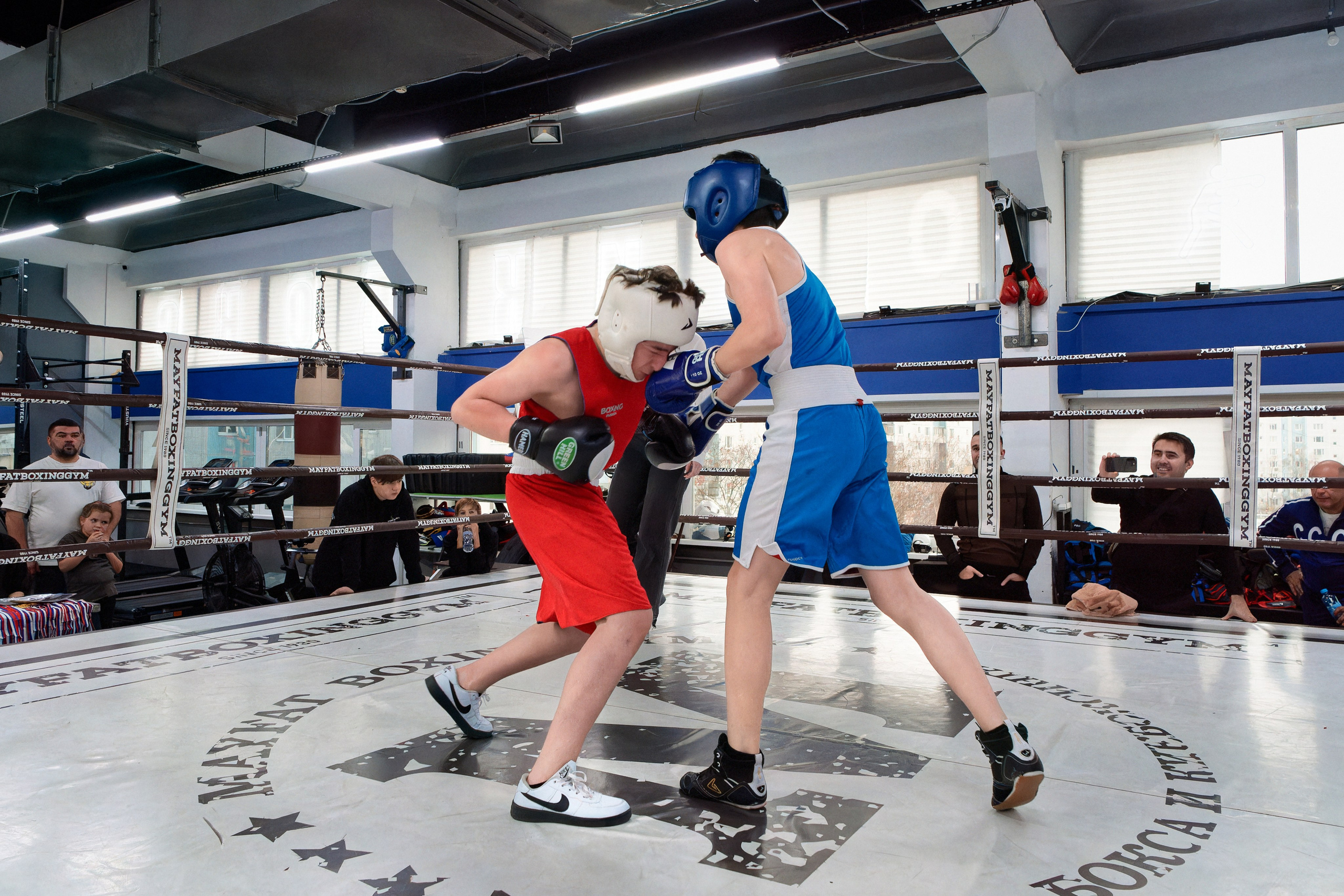 «Открытый ринг» в школе бокса Сергея Майфата. Зеленоград, 12.11.2023 г. Фотограф Никифоров-Гордеев Сергей. Москва и МО