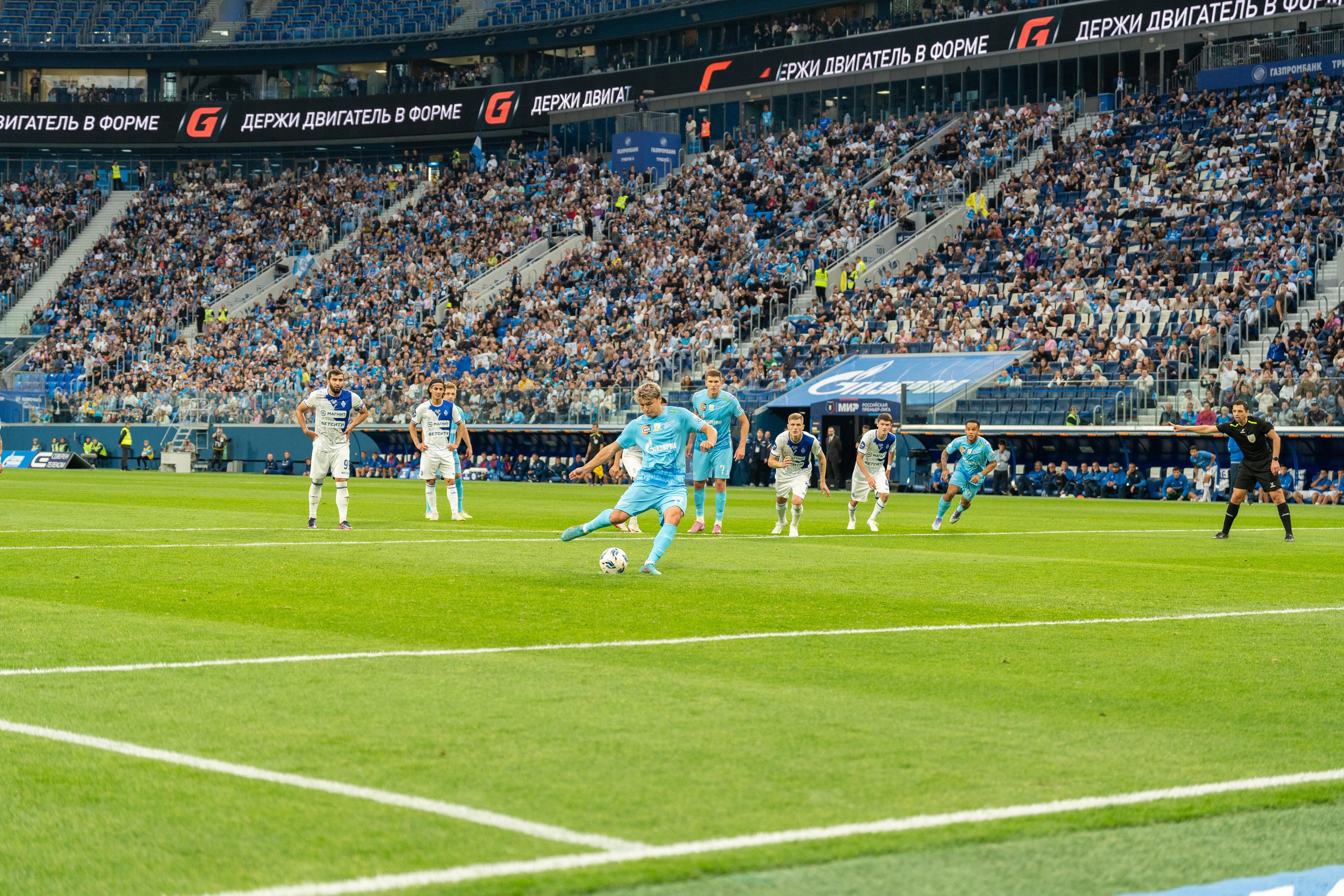 Пенальти Зенита, репортаж спортивного фотографа из Санкт-Петербурга