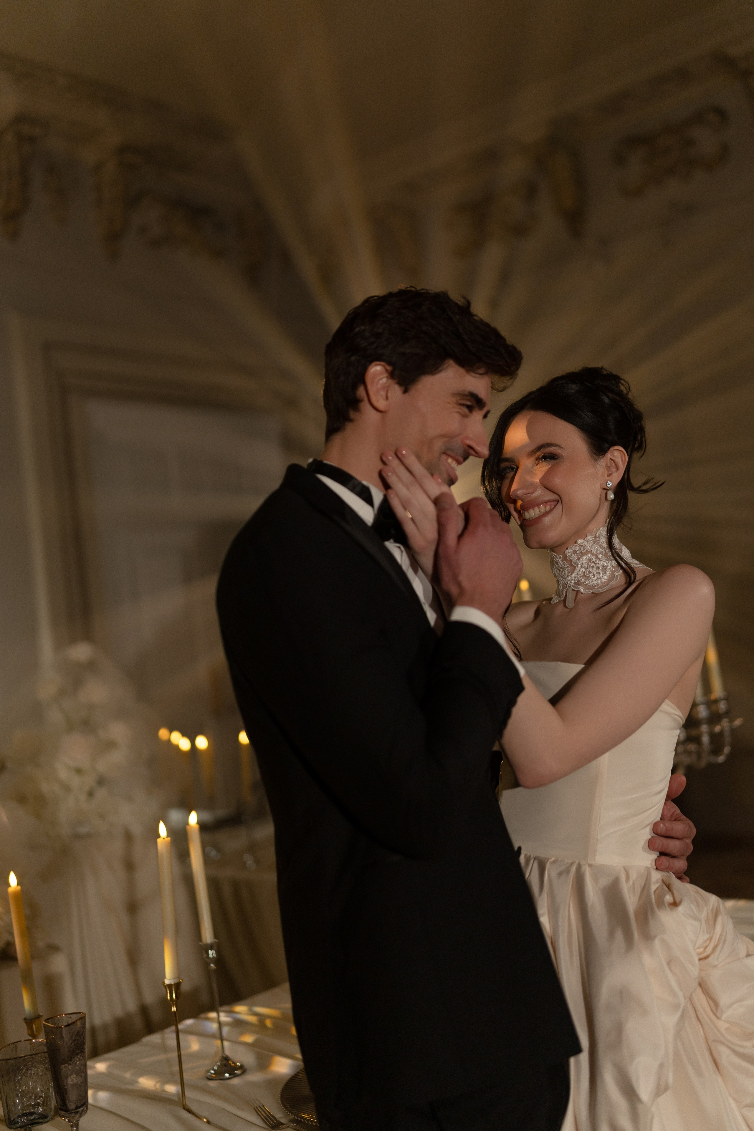 Ужин при свечах. Свадебный и репортажный фотограф Москва