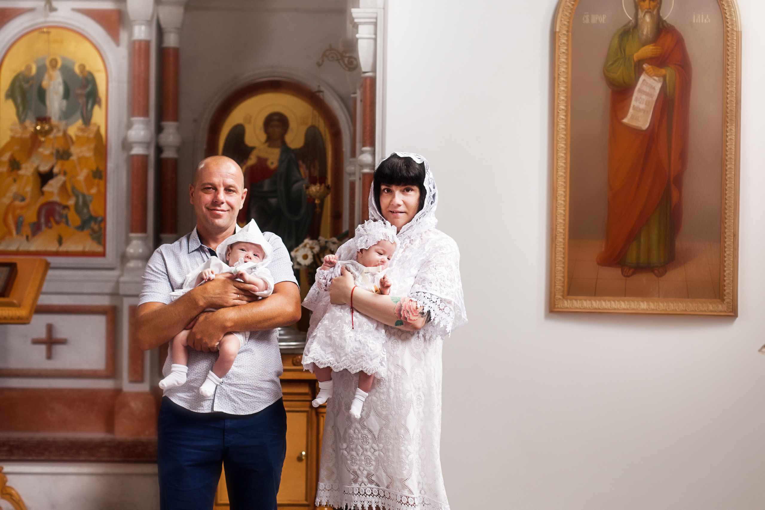 Крещение Демида и Дианы!. Фотограф новорожденных в Брянске Анжелика Прохоренкова