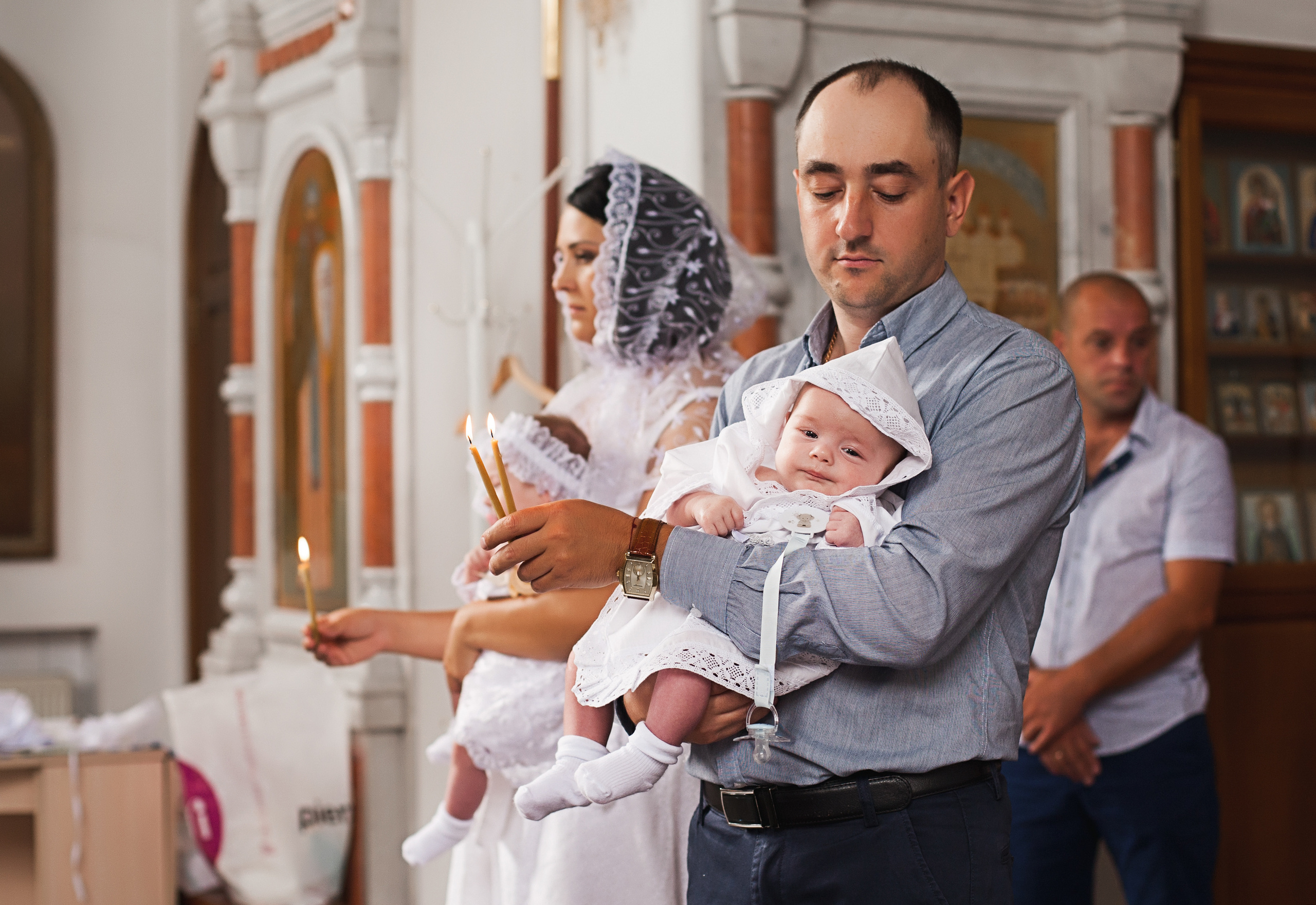 Крещение Демида и Дианы!. Фотограф новорожденных в Брянске Анжелика Прохоренкова