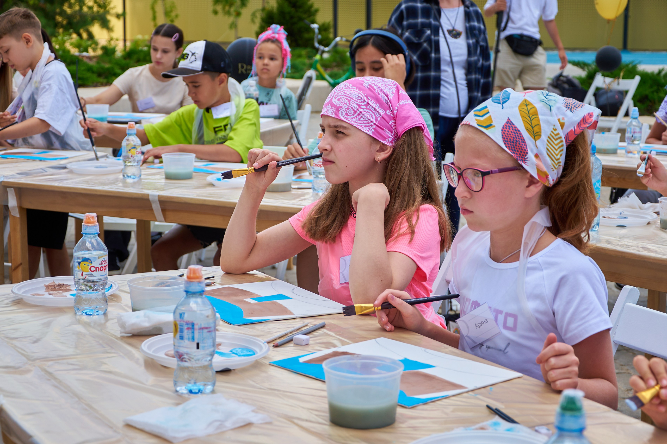 Мастер-класс по рисованию, Щелково, Ривер-хаус. Фотограф Щёлково