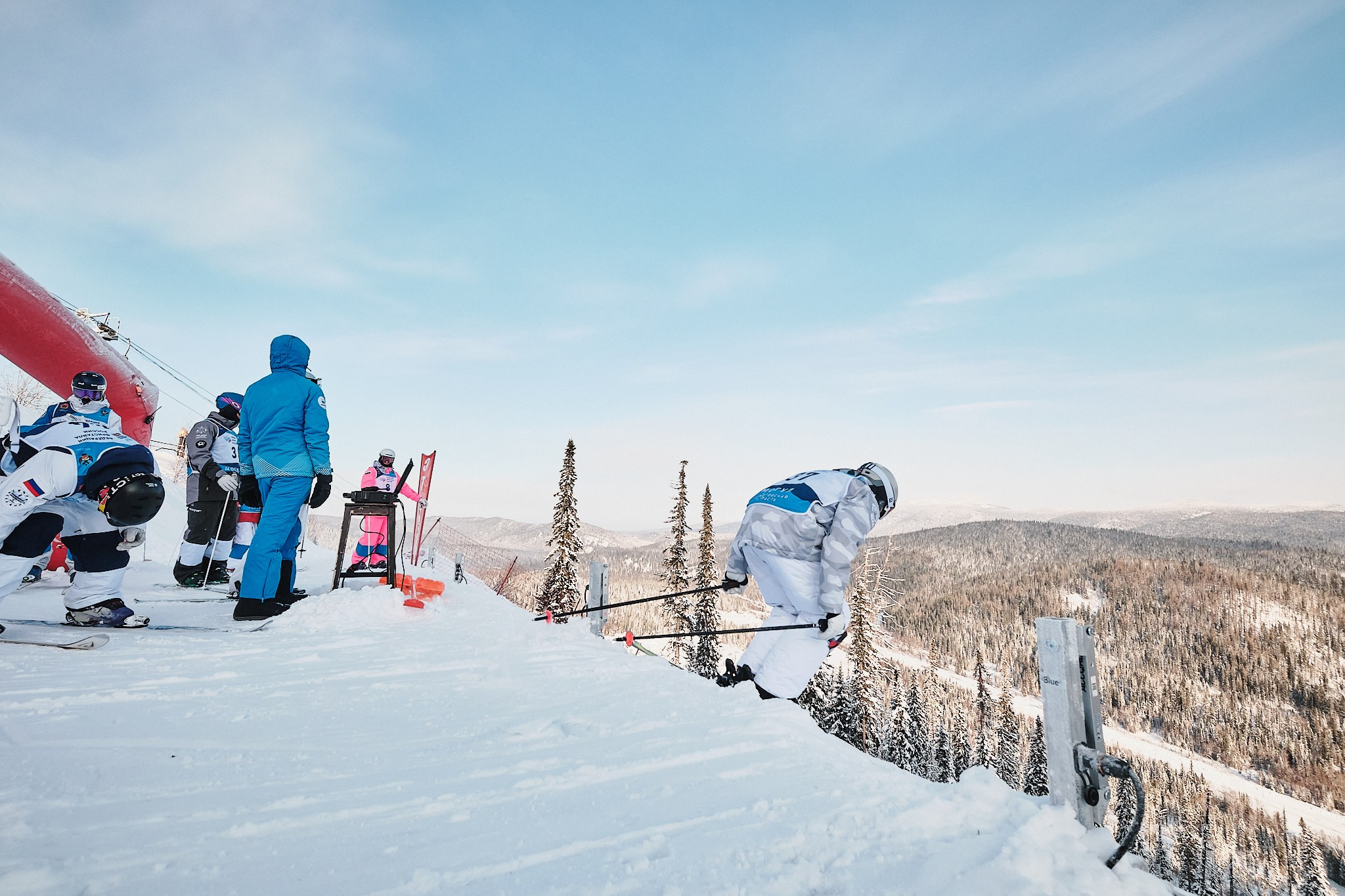 Фотосъемка соревнований по лыжному фристайлу