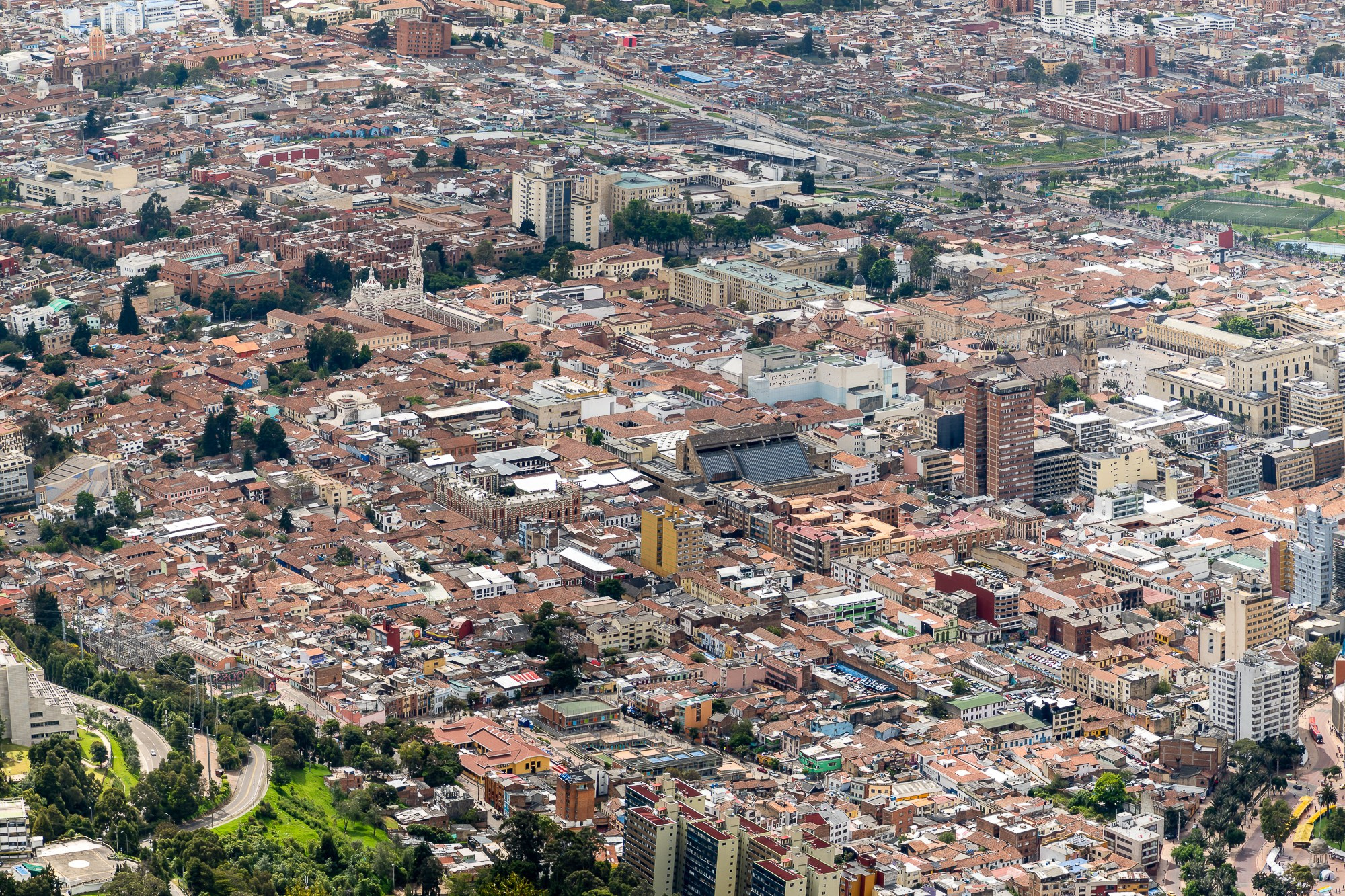 Богота, столица Колумбии. Bogotá, the capital of Colombia. Фотограф Алексей Скоробогатько