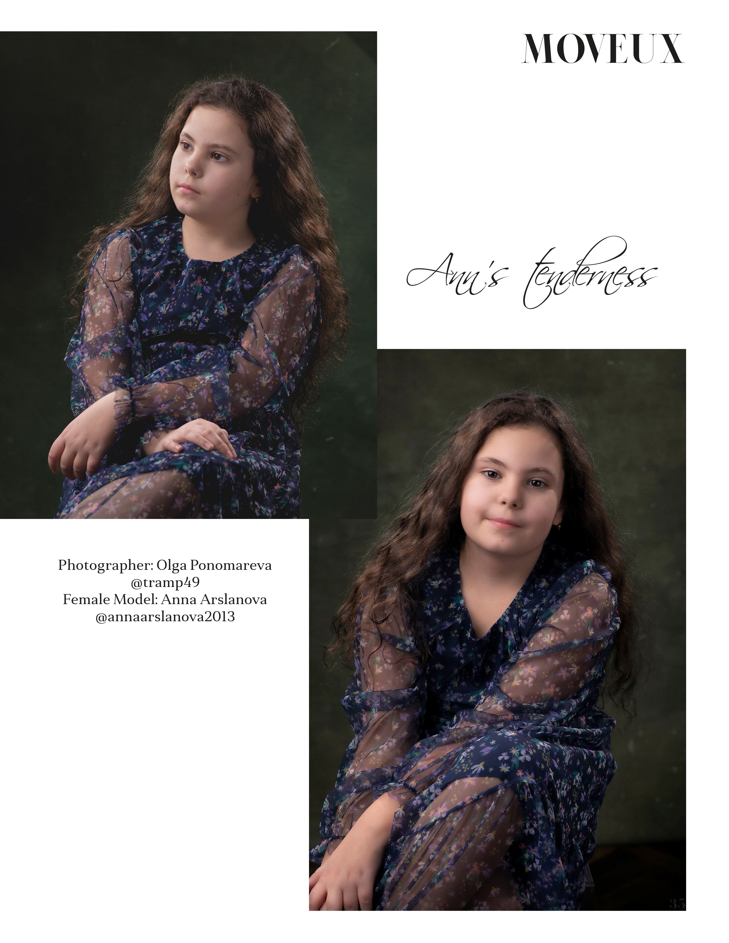 Ann's tenderness. Фотограф Ольга Пономарева