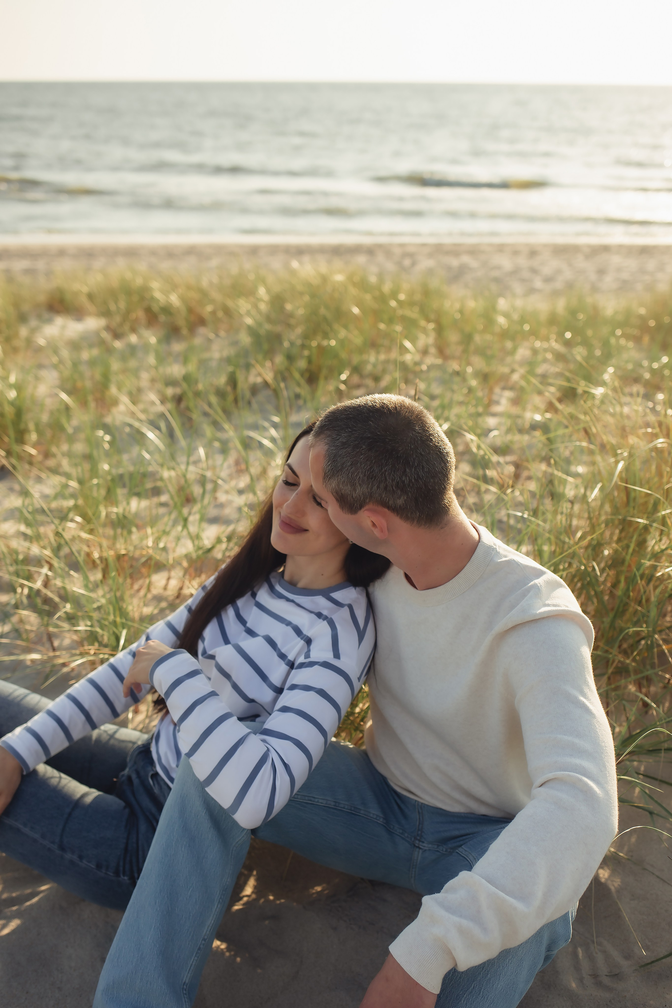 Павел и Татьяна. Закат в Янтарном. Фотограф в Калининграде Решетникова Алина