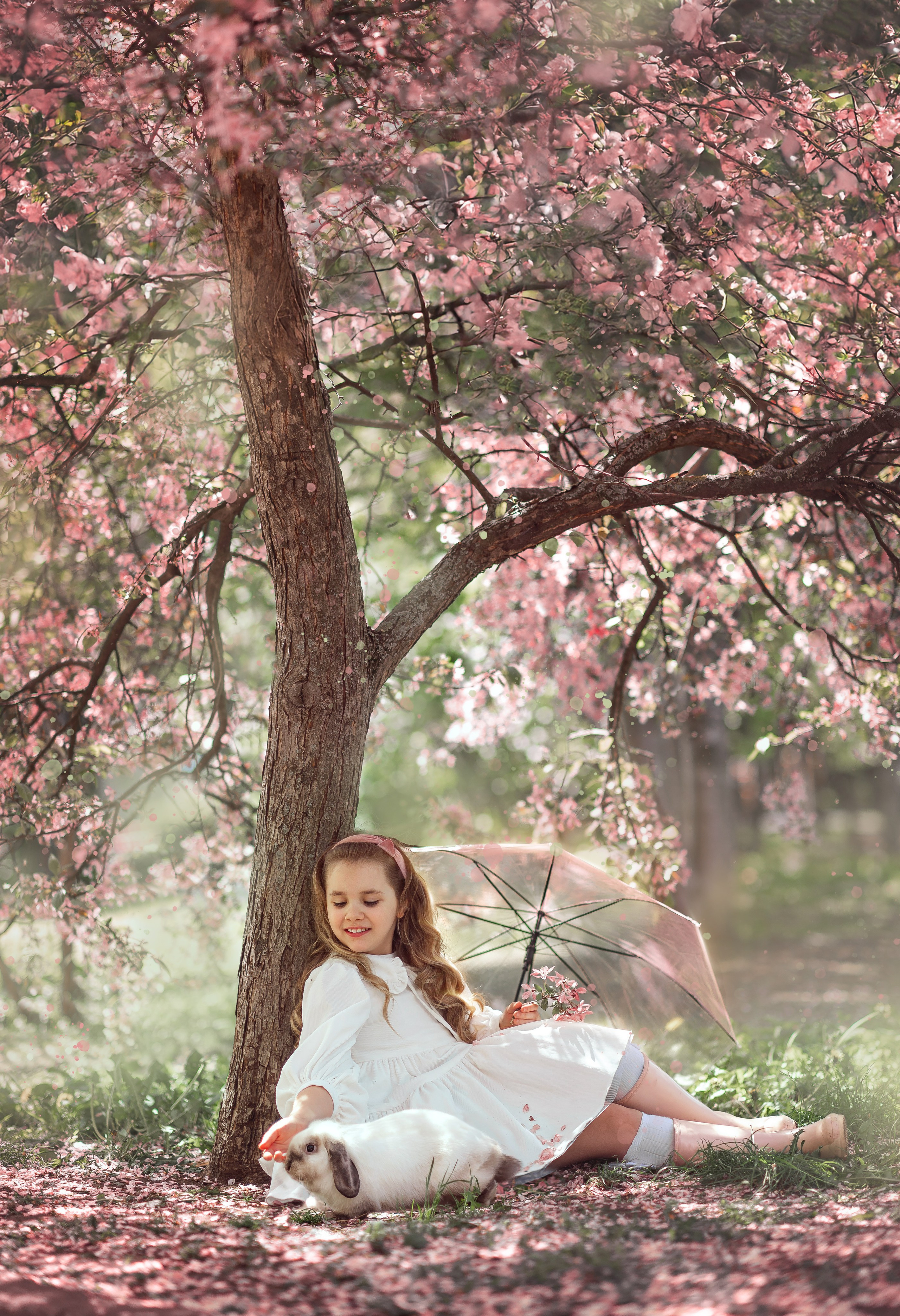 сказочная Фотосессия Фотосессия в цветении детский фотограф