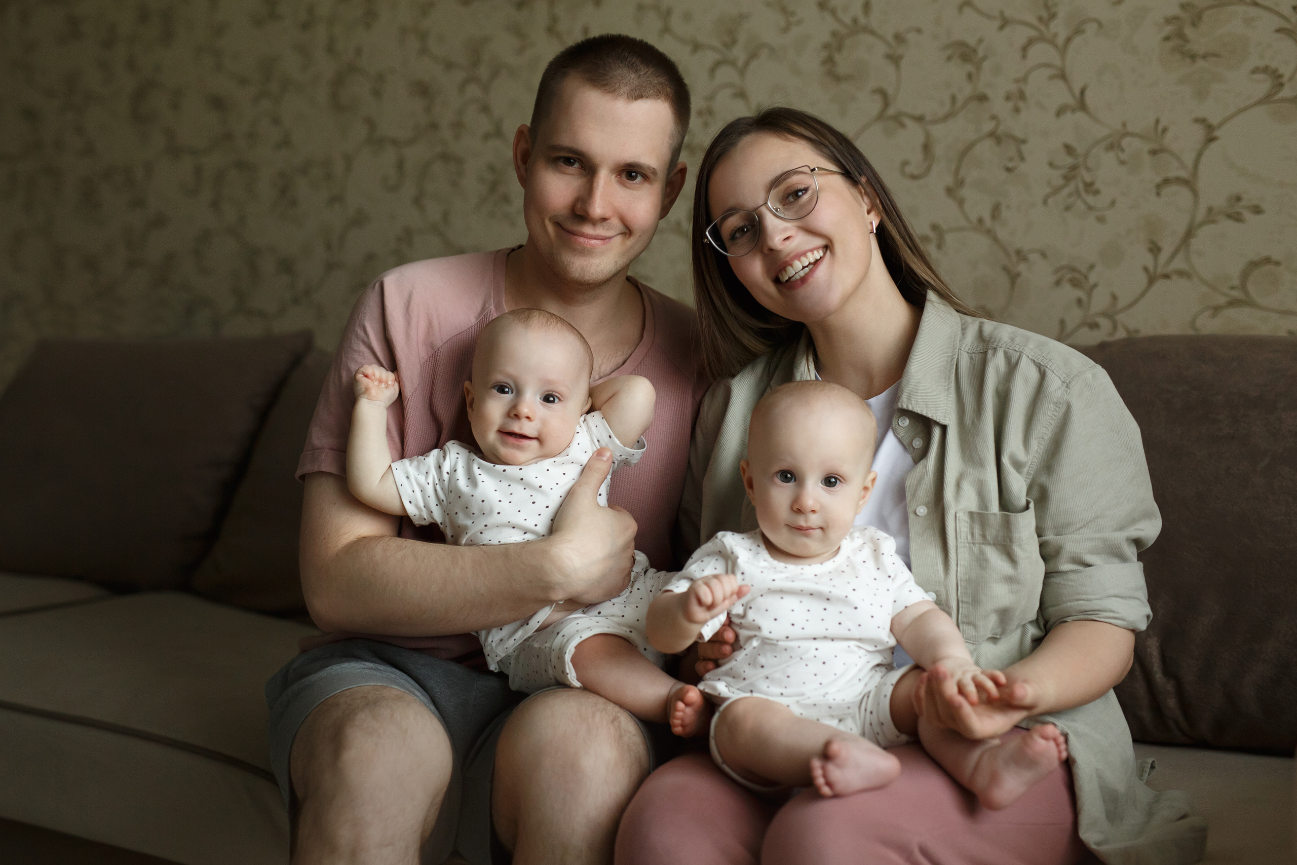 Домашние семейные съёмки. Семейный фотограф в Брянске Александра Щербакова