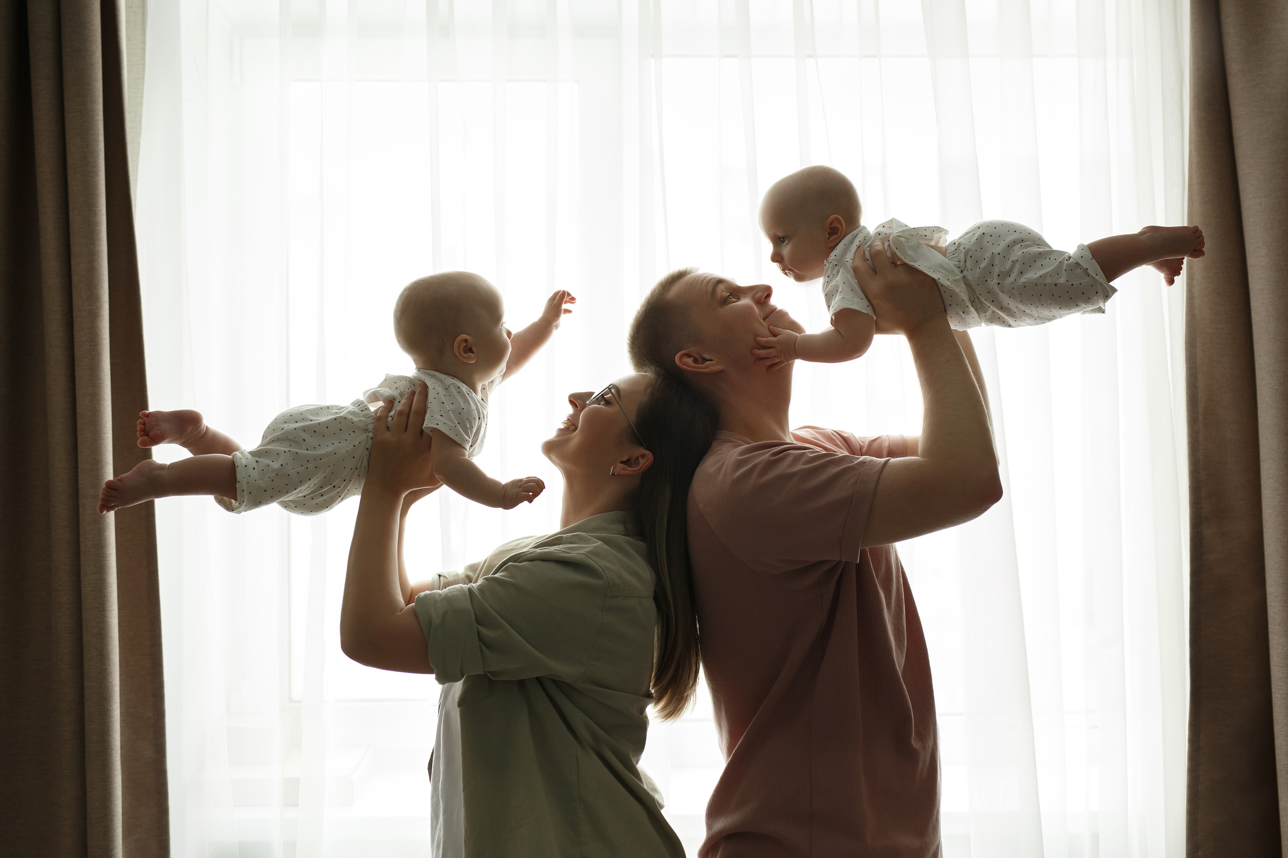 Домашние семейные съёмки. Семейный фотограф в Брянске Александра Щербакова