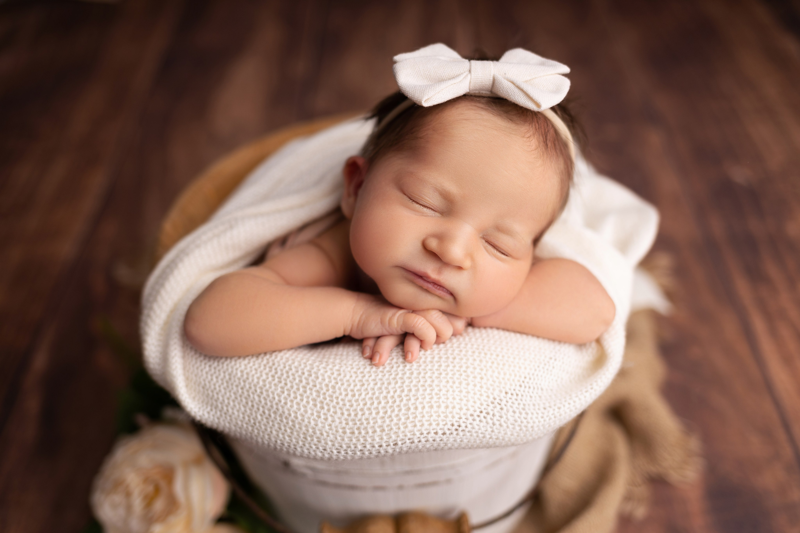 Классическая фотосессия малыша. Фотограф новорожденных малышей в Омске и Омской области Эльвира Камаева