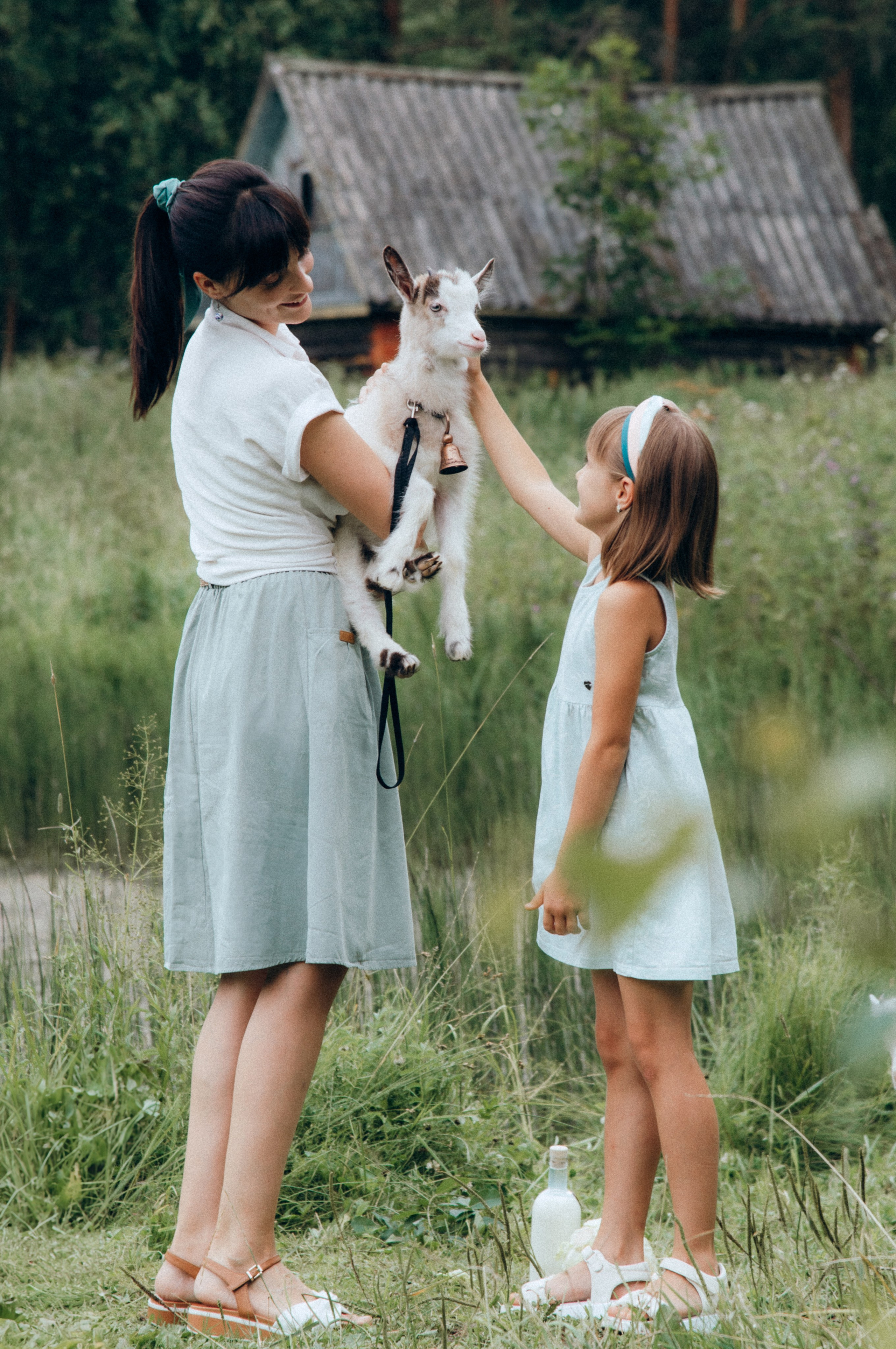 С козочками в Ульяновке. Фотограф в Санкт-Петербурге Кристина Брянская