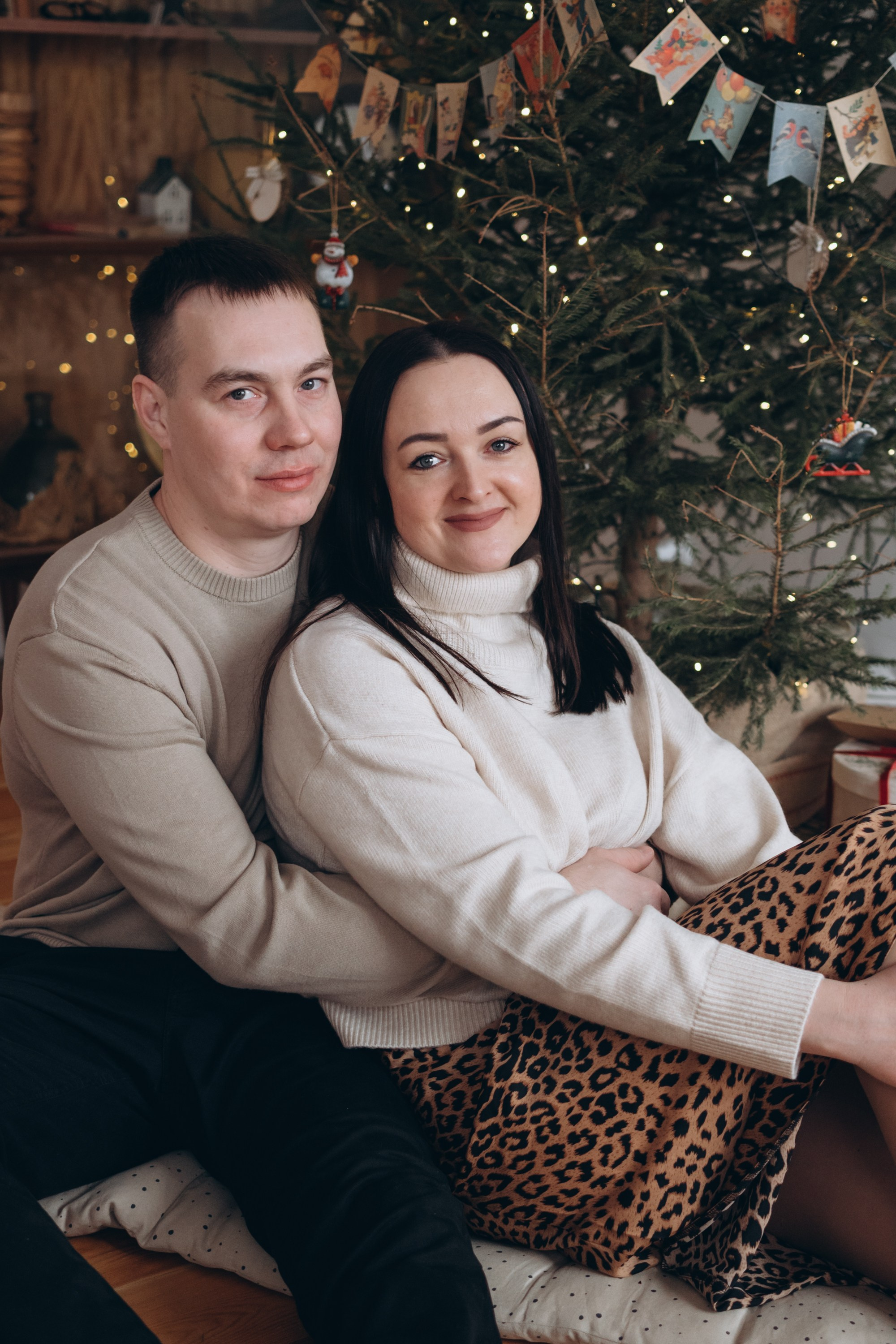 Новогодняя съемка Ольги с семьей. Семейный фотограф в Тюмени Ксения Мязитова