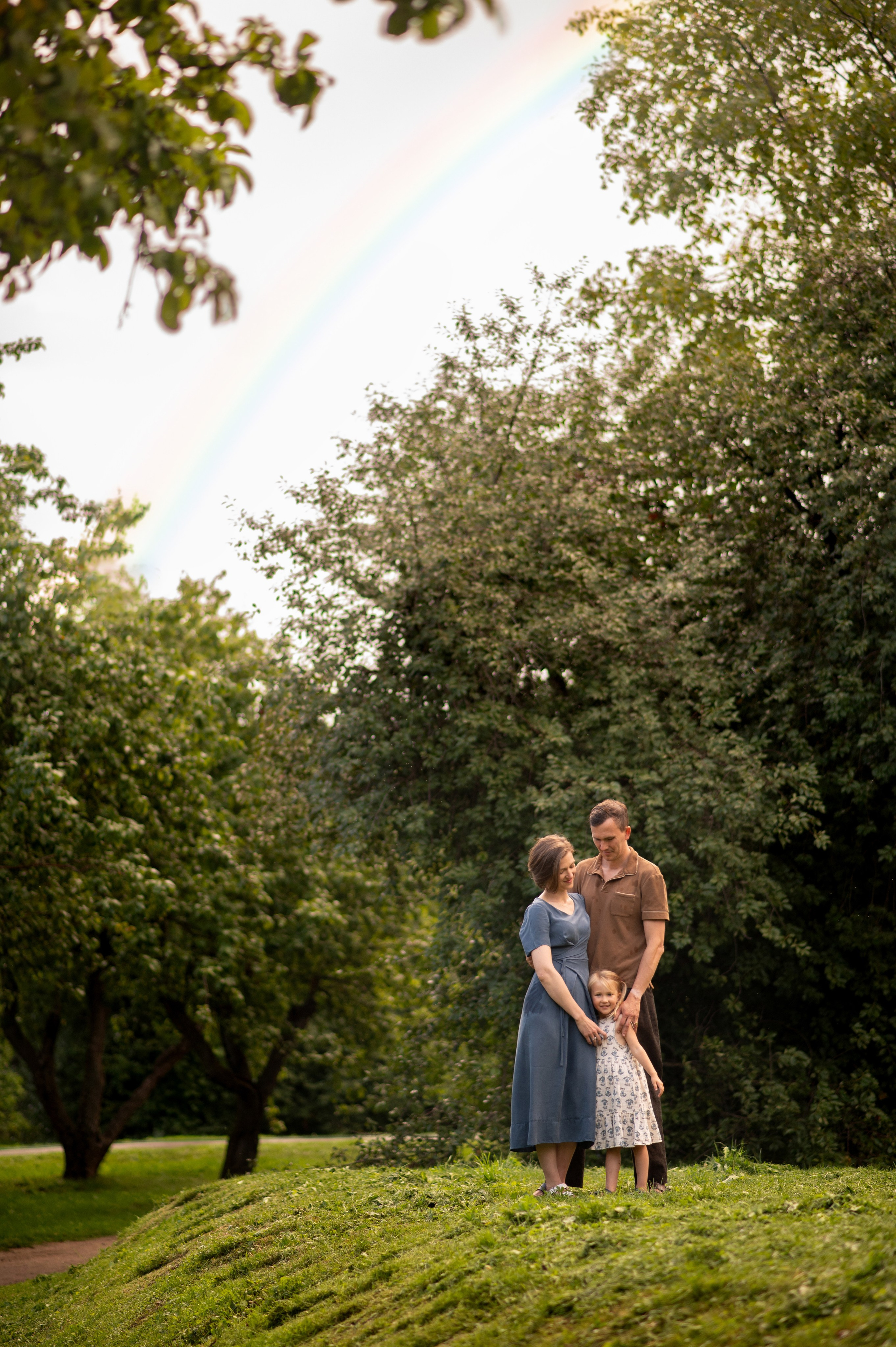 Семейная съемка на природе. Семейный и детский фотограф в Москве Анна Оськина