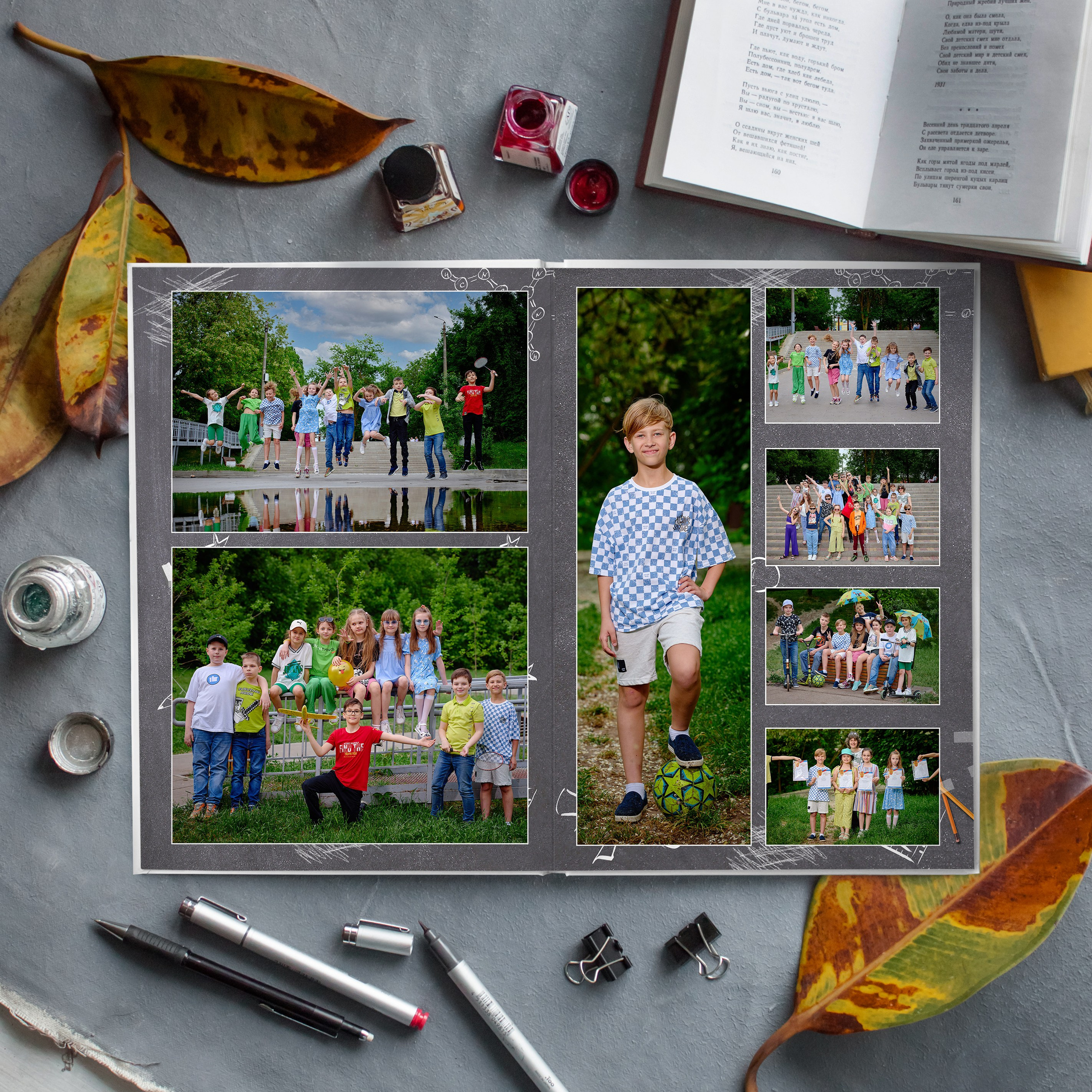 Альбом за 4 года (до 120 листов). Фотограф Выпускные альбомы Таганрог Сергей Коробченко