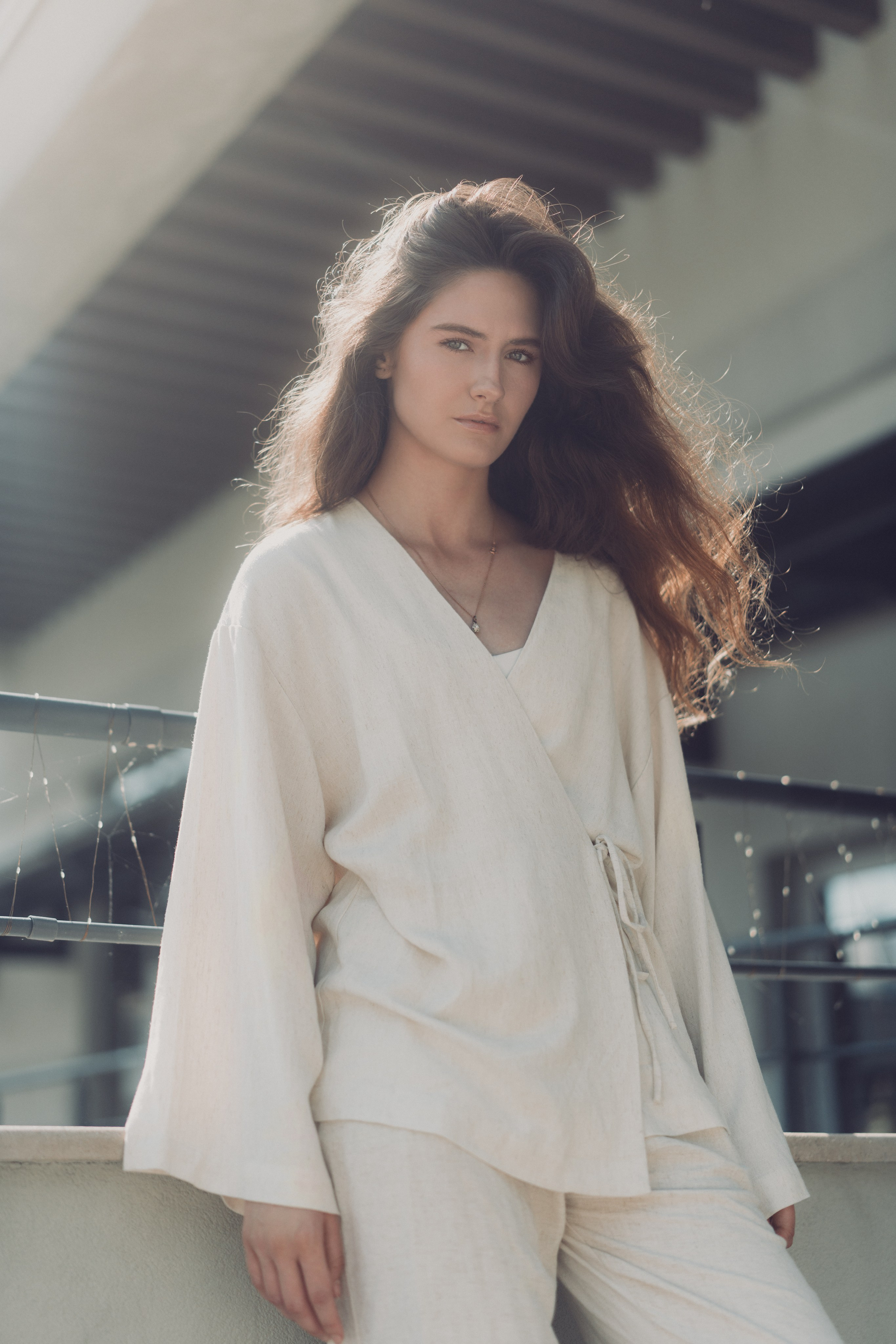 Прогулочная фотосессия с Настей около отеля Тасиго в Казани