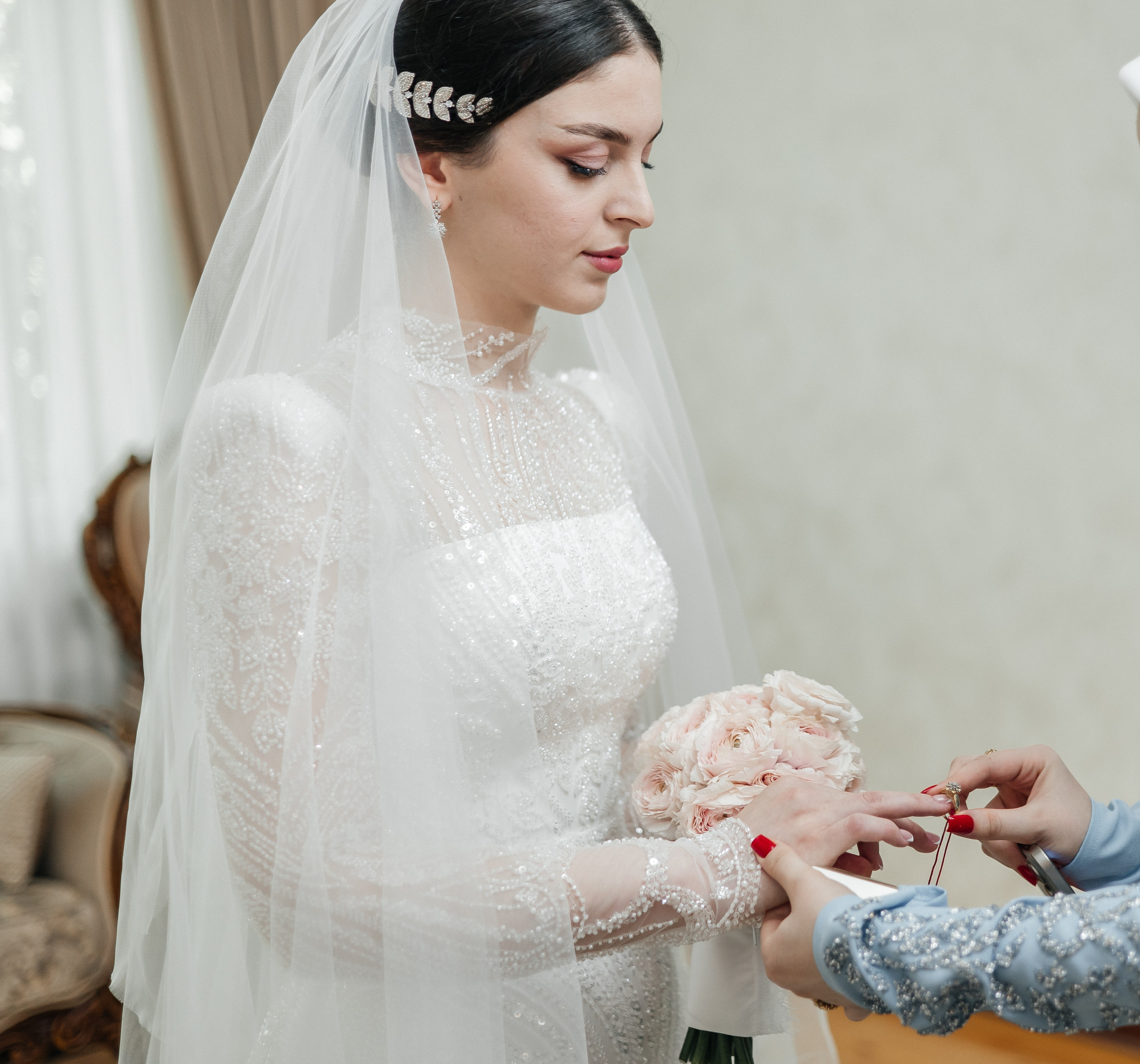 Свадьба Мансура и Марьям. Шали